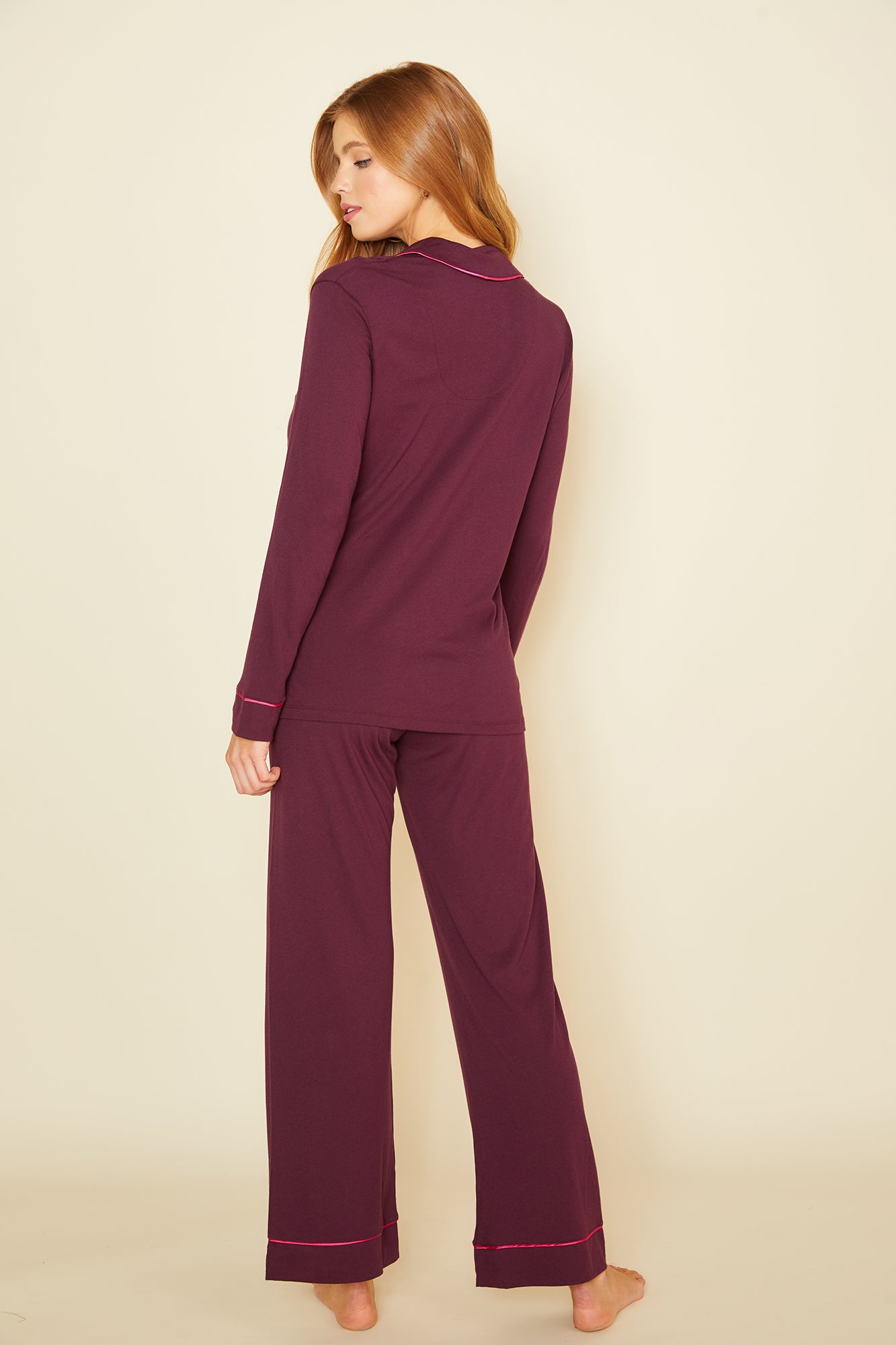 Purple Set - Bella Long Sleeve Top & Pant Pajama Set