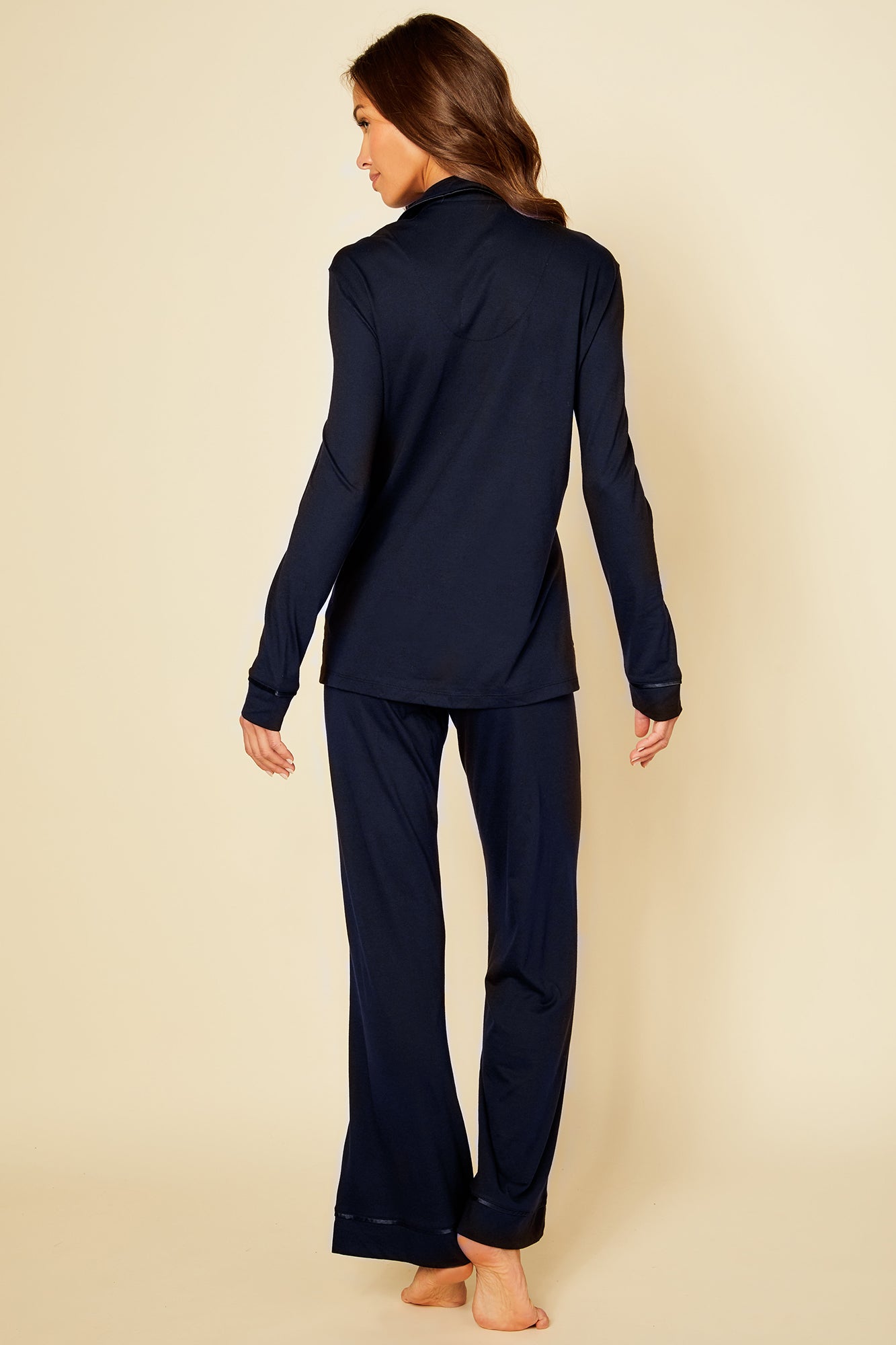 Blue Set - Bella Long Sleeve Top And Pant Set