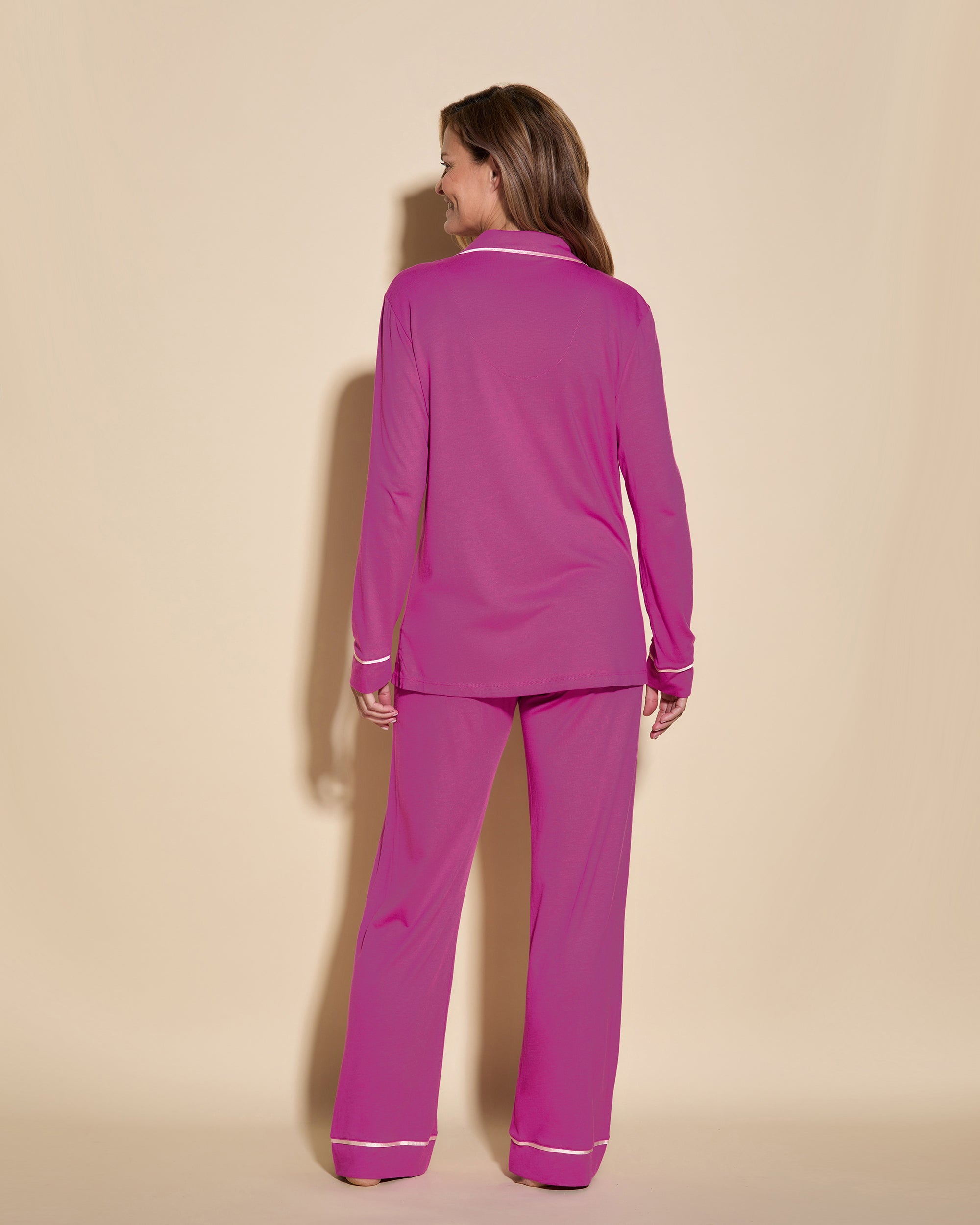 Rosa Set - Bella Langärmligem Oberteil Und Hose