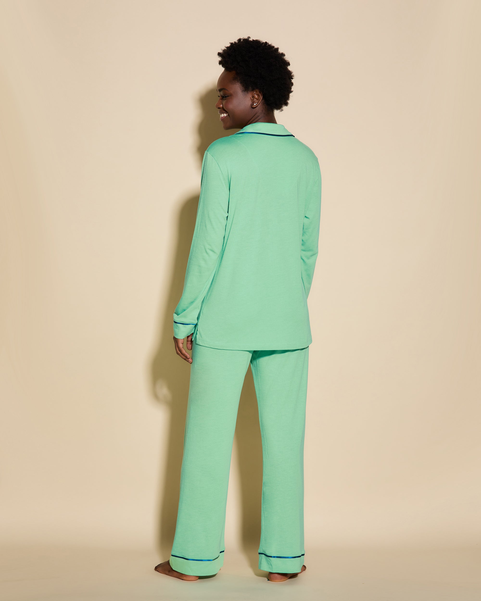 Green Set - Bella Relaxed Long Sleeve Top & Pant