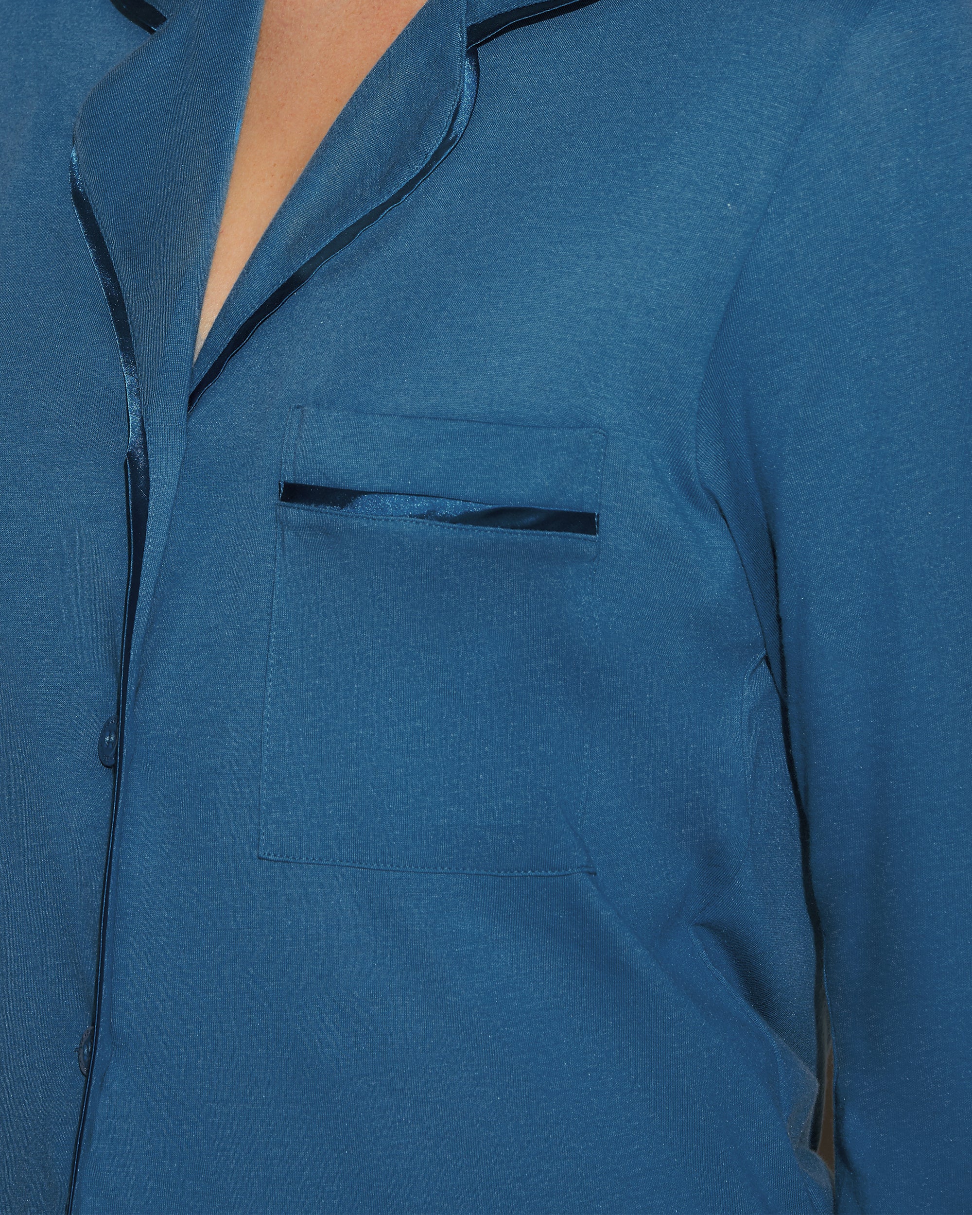 Bleue Ensemble - Bella Haut Manches Longues Et Pantalon 