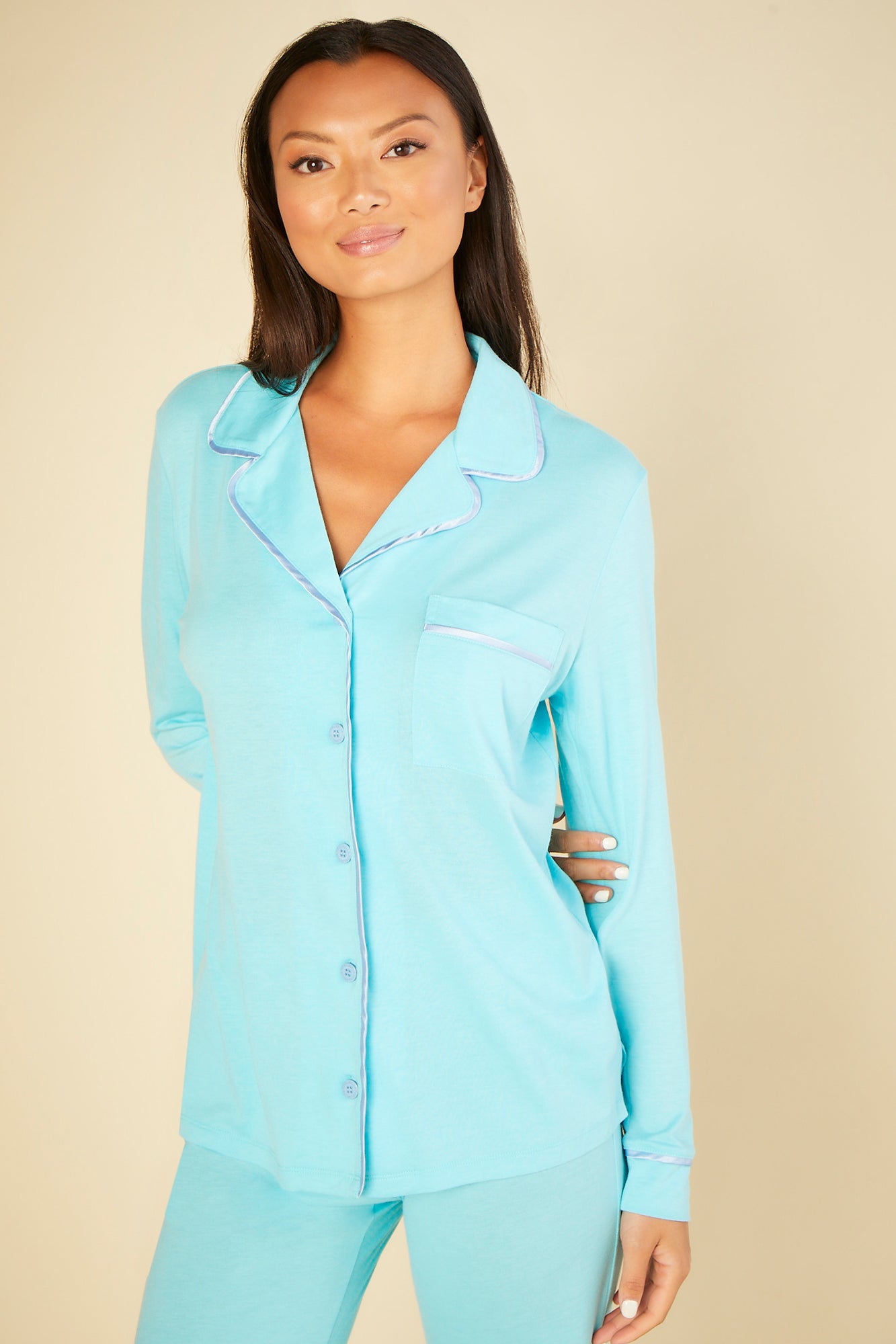 Green Set - Bella Relaxed Long Sleeve Top & Pant