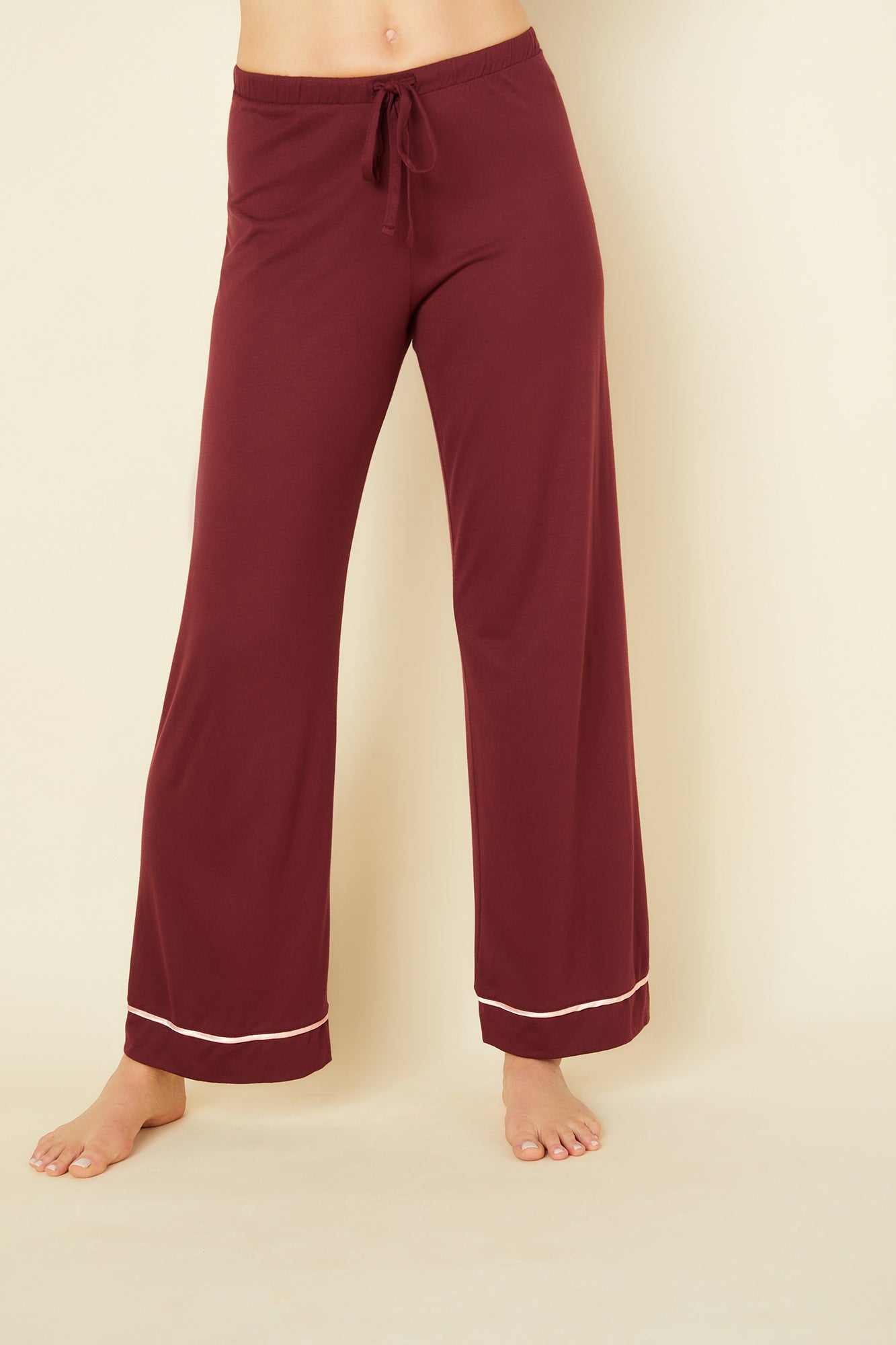 Roja Conjuntos - Bella Camisa De Manga Larga Holgada Y Pantalones