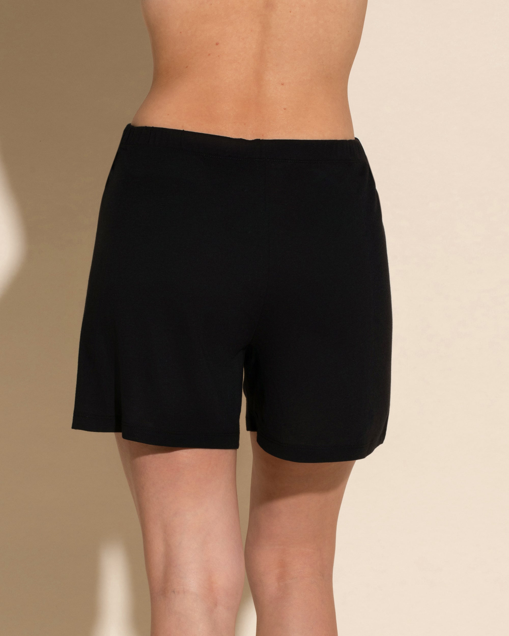 Negro Batas - Bella Conjunto De Bata Larga Y Pantalones Cortos