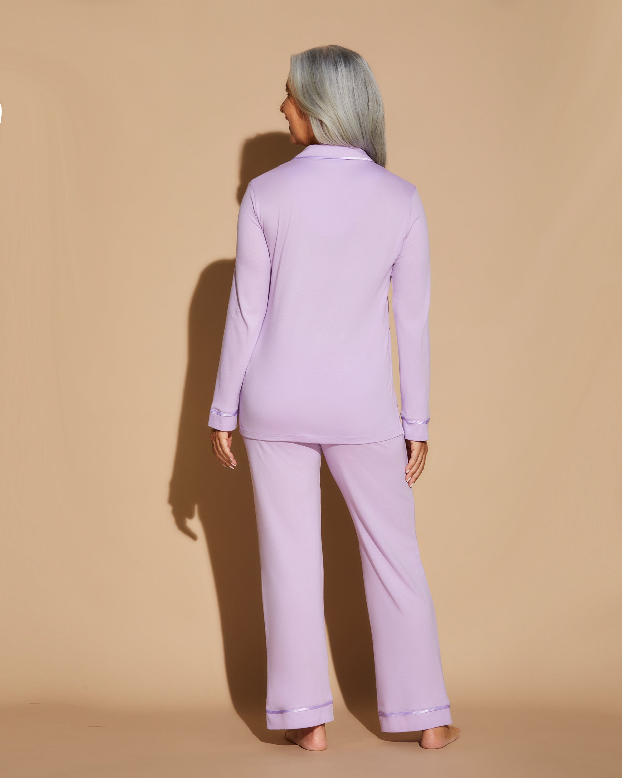 Purple Set - Bella Long Sleeve Top & Pant Pajama Set