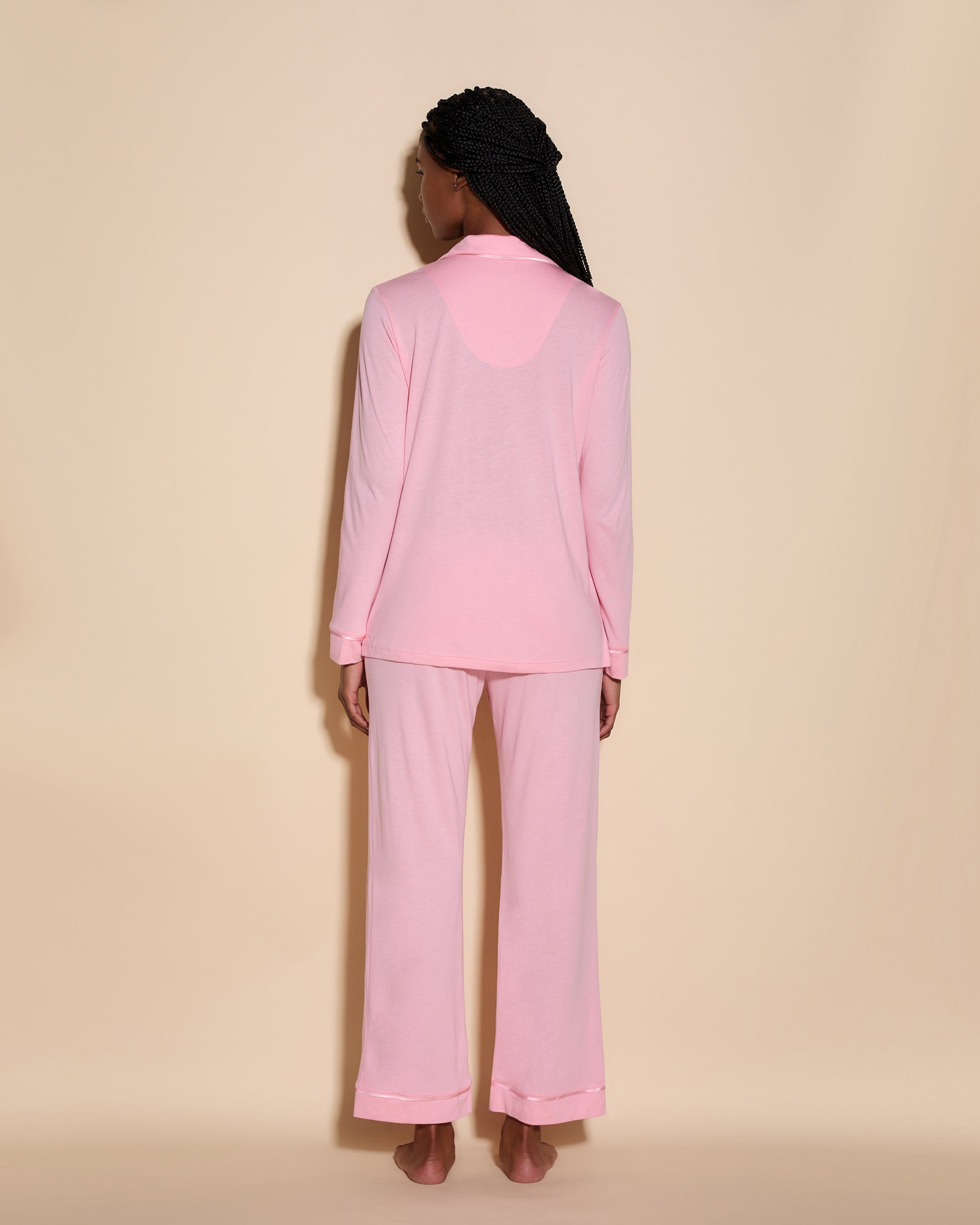 Rosa Set - Bella Langärmliges Oberteil & Hose Im Set