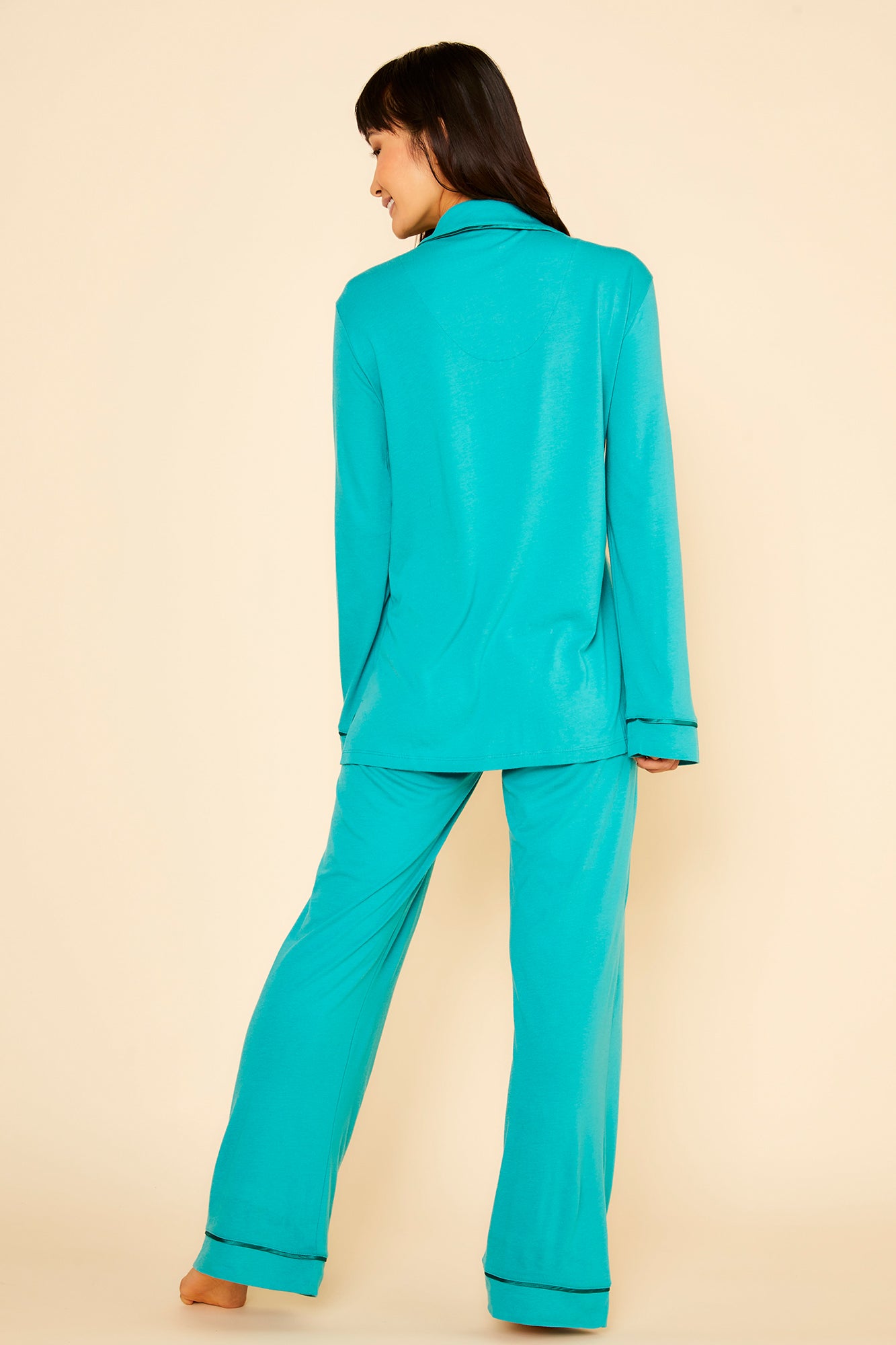 Viola Set - Bella Pigiama Set A Maniche Lunghe E Pantaloni