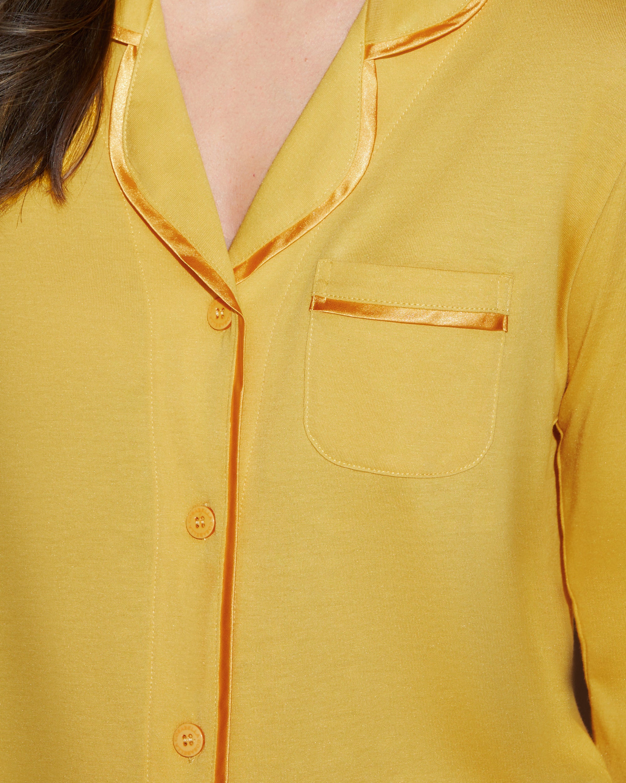 Yellow Set - Bella Long Sleeve Top & Pant Pajama Set