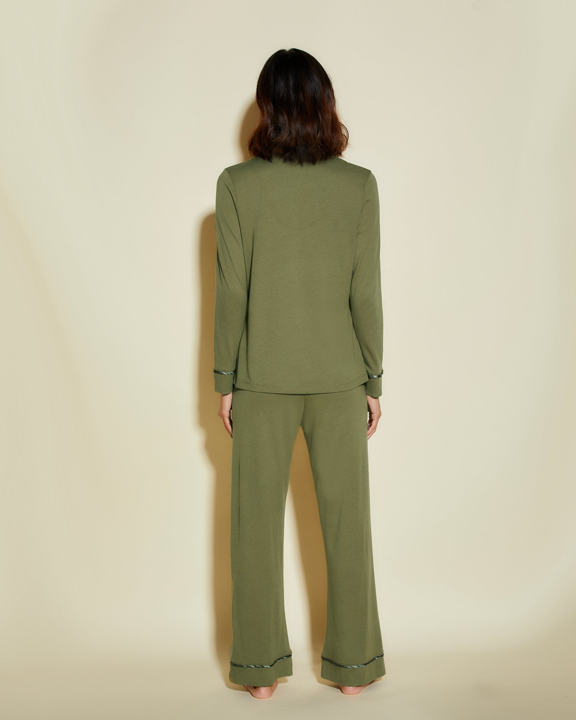 Green Set - Bella Petite Long Sleeve Top & Pant Pajamas
