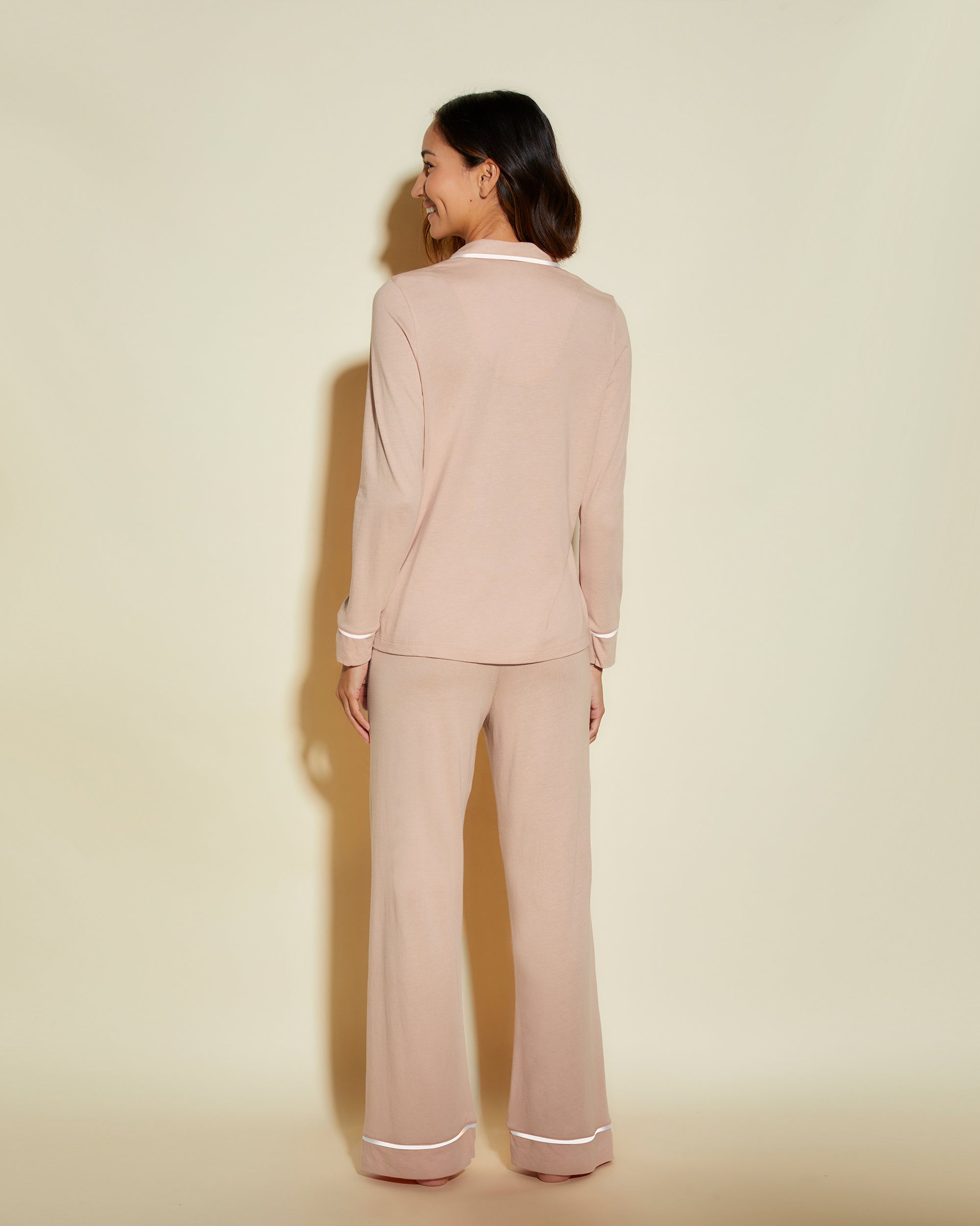 Beige Ensemble - Bella Haut Manches Longues Et Bas Petite