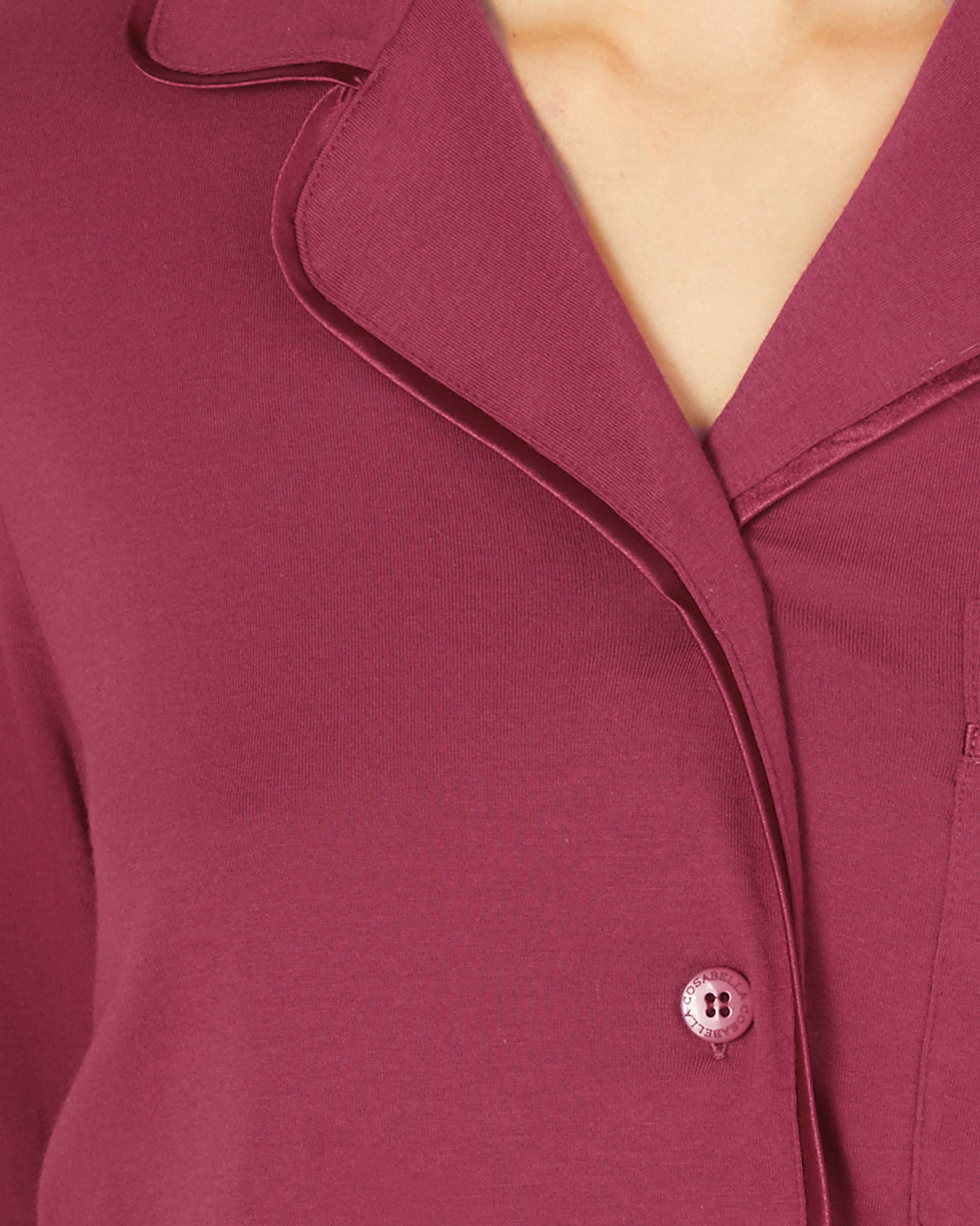 Red Set - Bella Petite Long Sleeve Top & Pant Pajamas