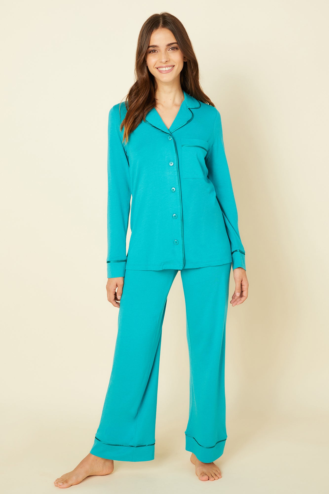 Violette Ensemble - Bella Ensemble De Pyjama Petite - Haut À Manches Longues Et Pantalon