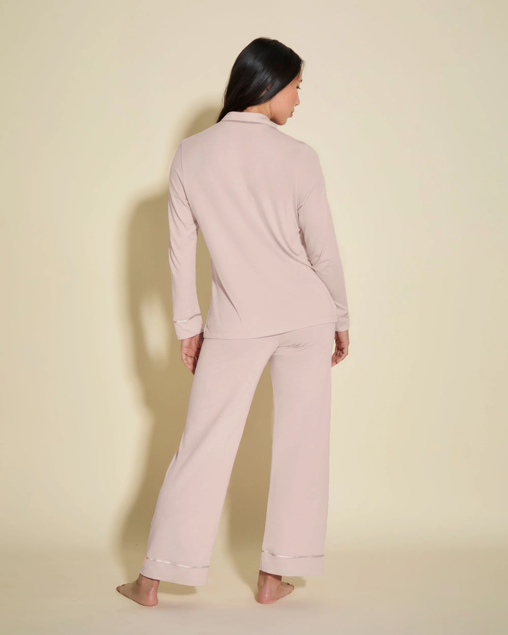Rosa Set - Bella Pigiama Petite Con Top A Maniche Lunghe E Pantaloni
