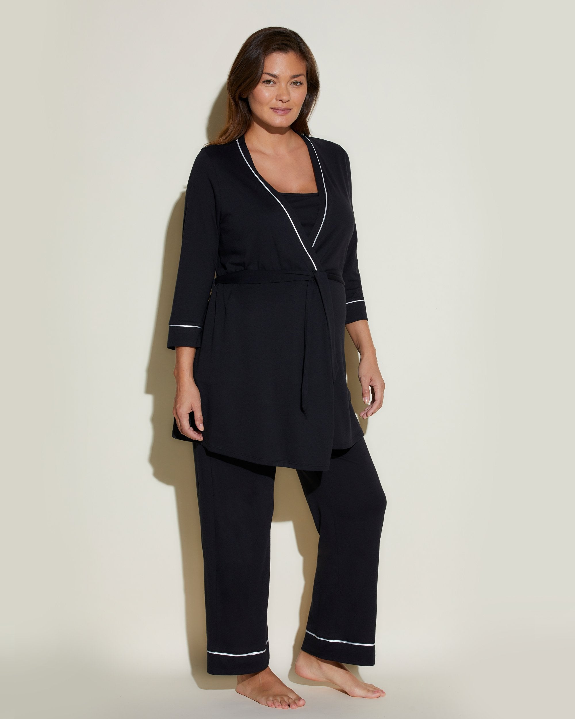 Black Set - Bella Nursing Pajama Set