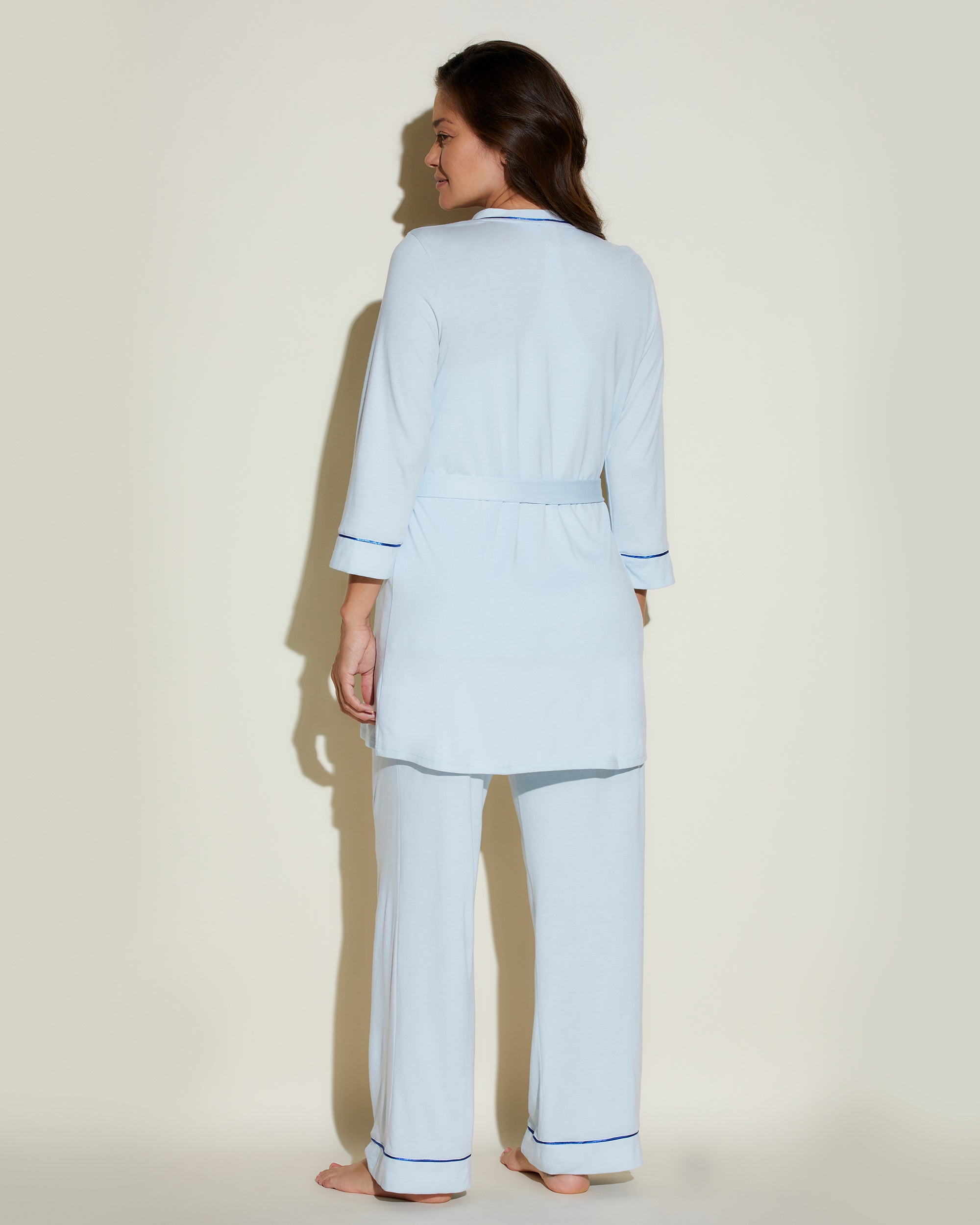 Blau Set - Bella Mama Still-Pyjama Im Set