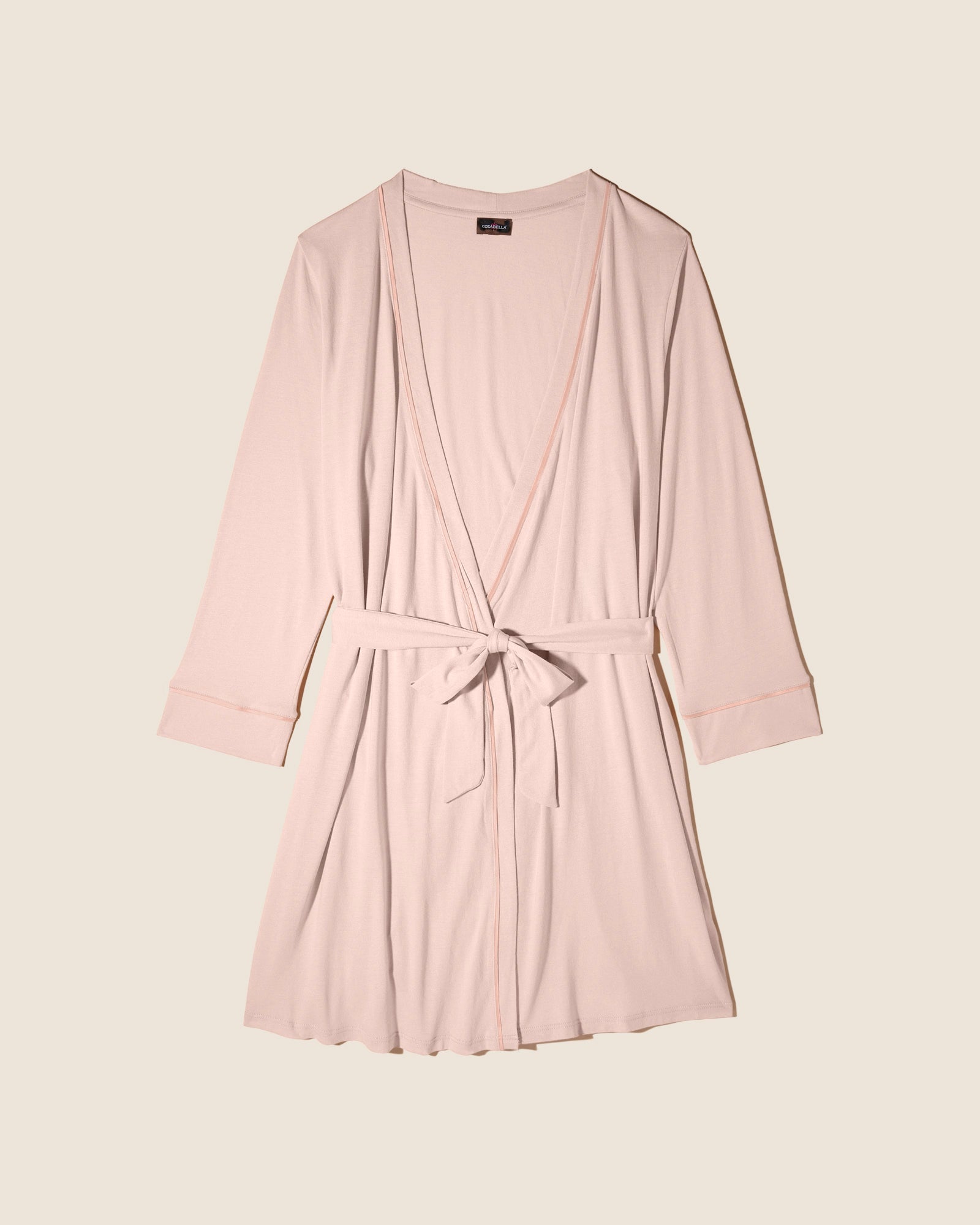 Rosa Set - Bella Pyjama-Set Für Schwangere, 3-Teilig, Mit Bademantel