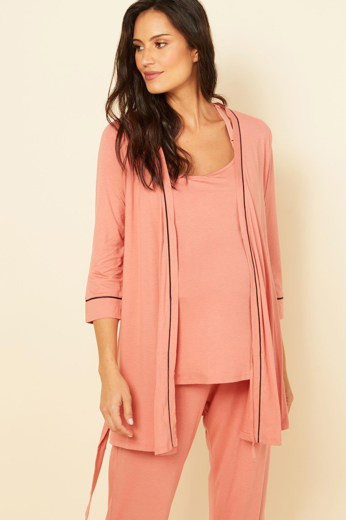 Naranja Conjuntos - Bella Conjunto De Pijama De Lactancia