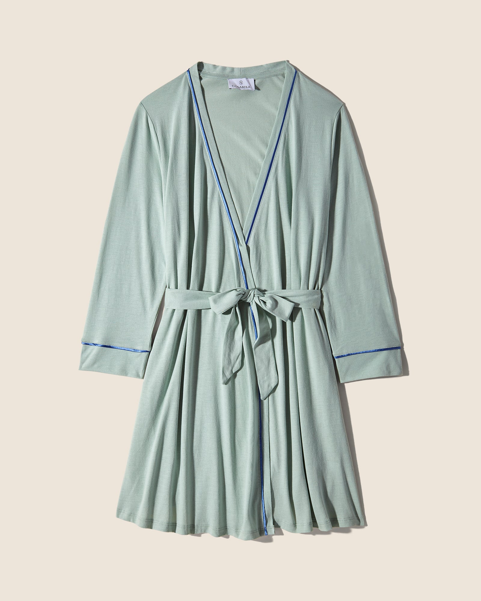 Green Set - Bella Nursing 3 Piece Pajama Set With Robe