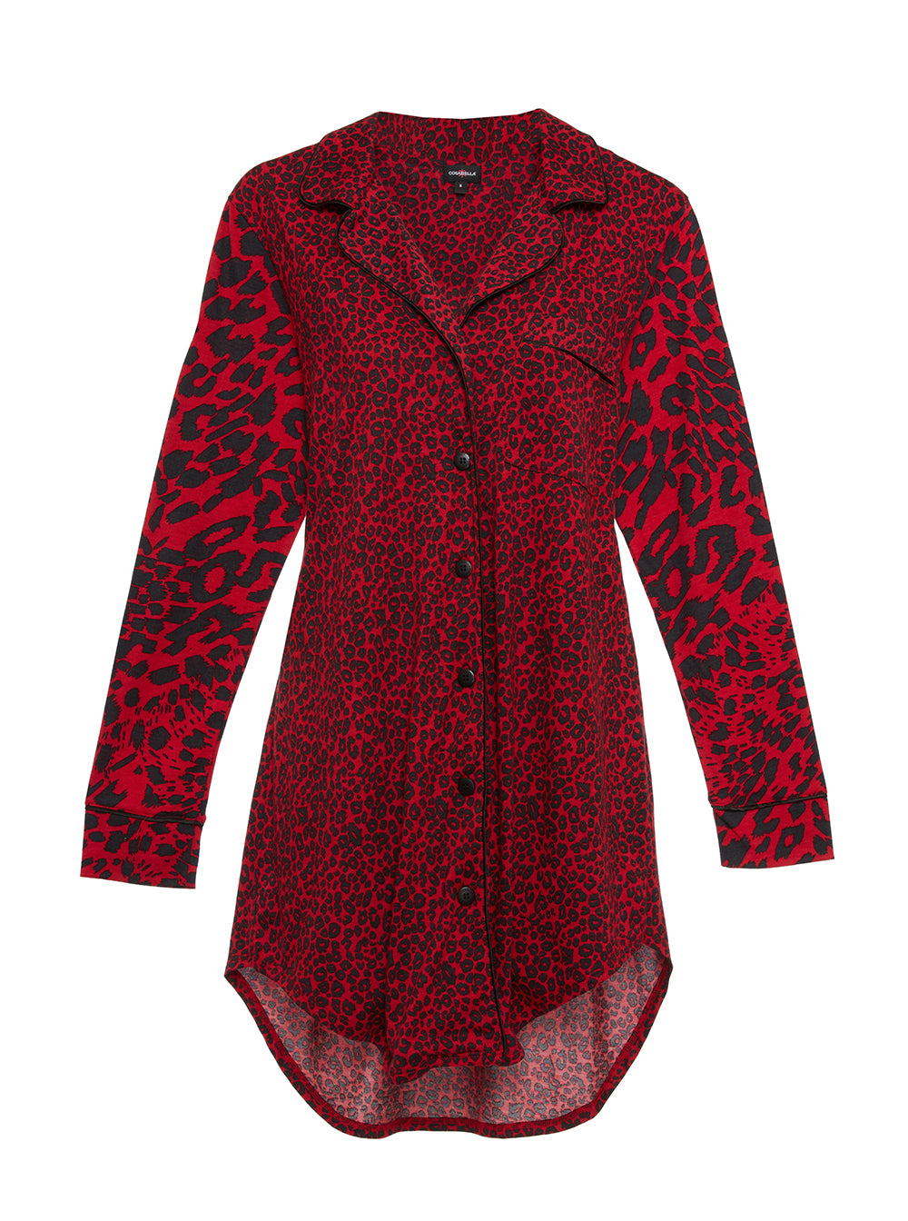 Rouge Haut, Bella Printed Chemise De Nuit