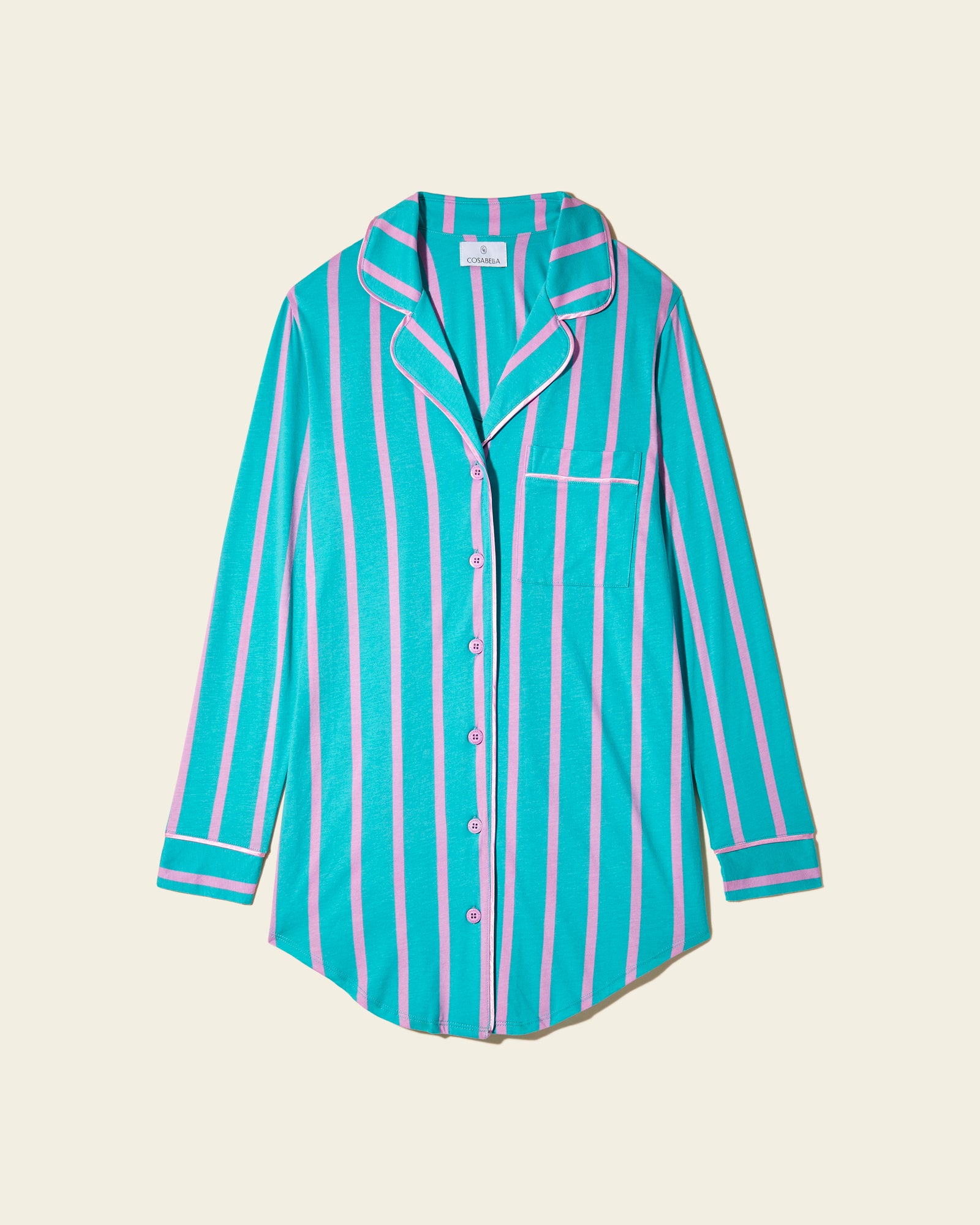 Stampa Set - Bella Printed Camicia Da Notte Stampata