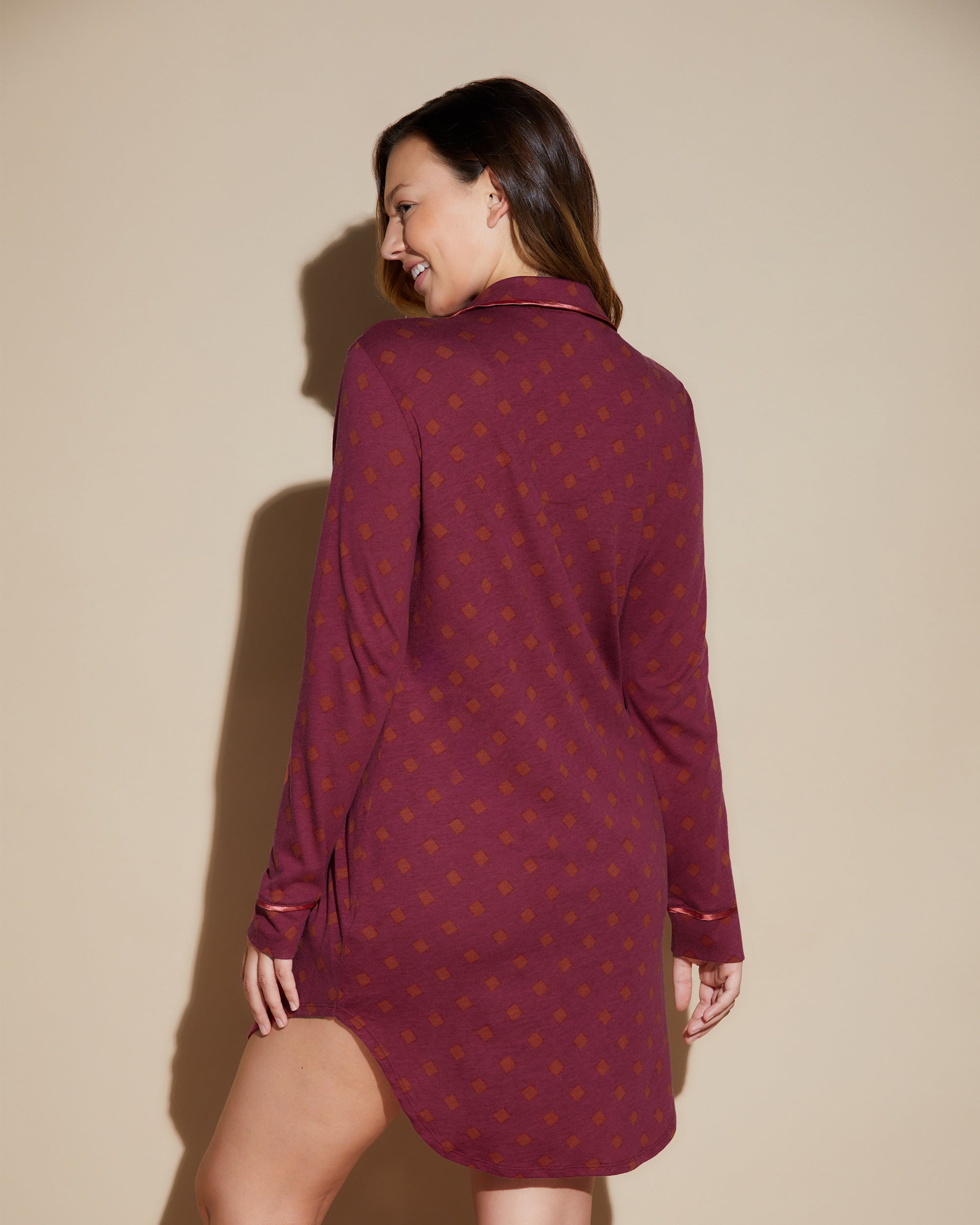 Estampado Conjuntos - Bella Printed Camisón Estampado