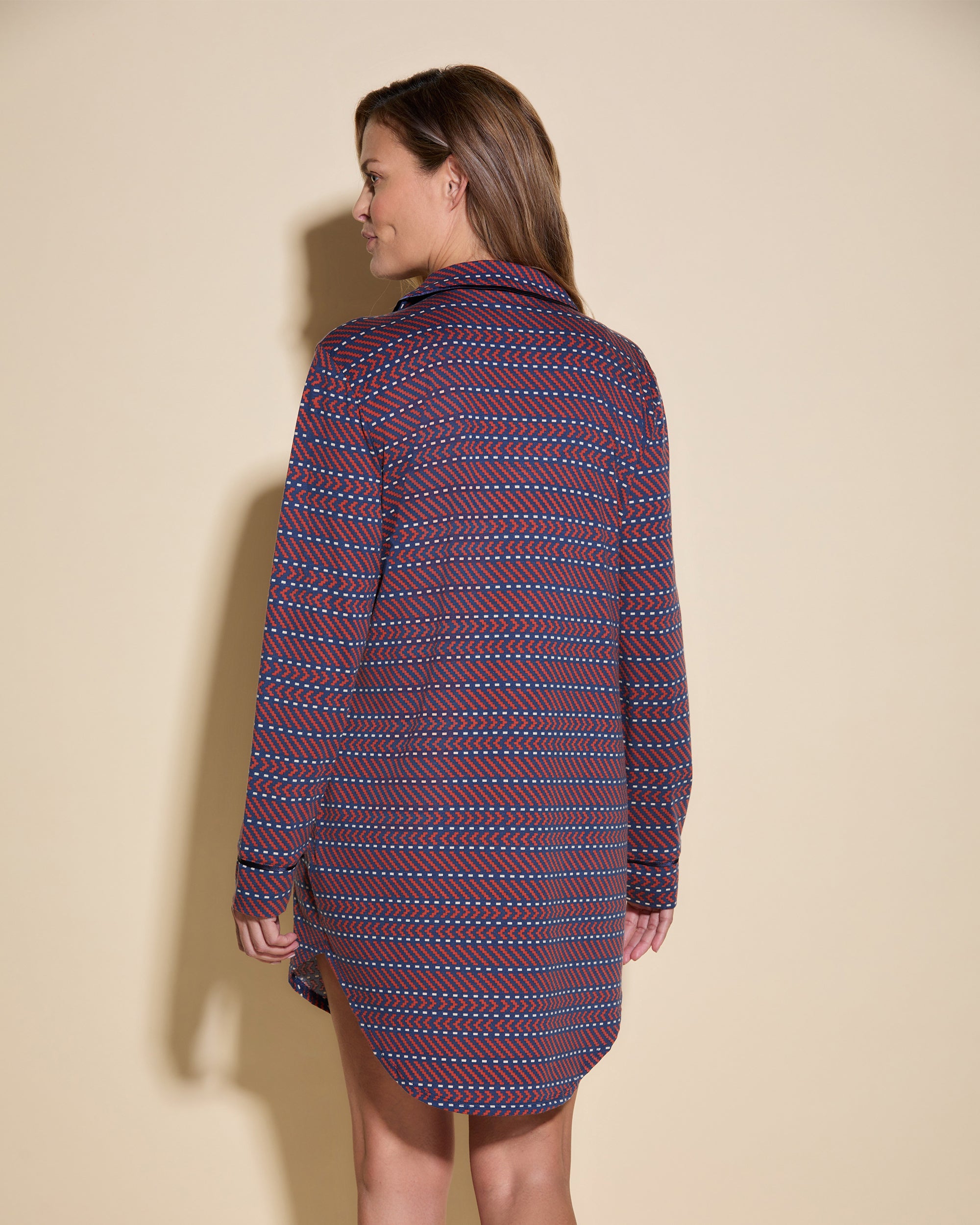 Imprimé Ensemble - Bella Printed Chemise De Nuit À Imprimés