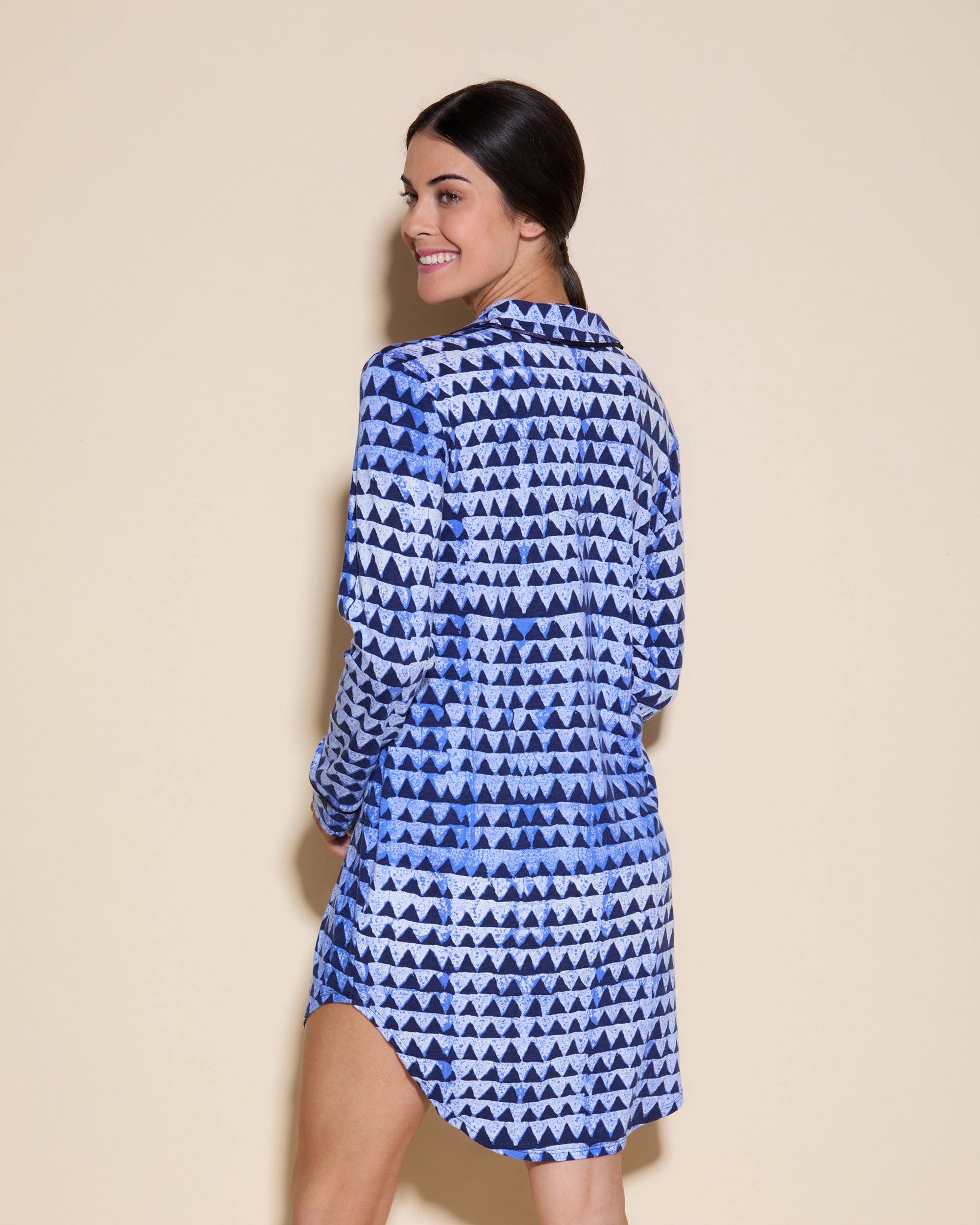 Stampa Set - Bella Printed Camicia Da Notte Stampata