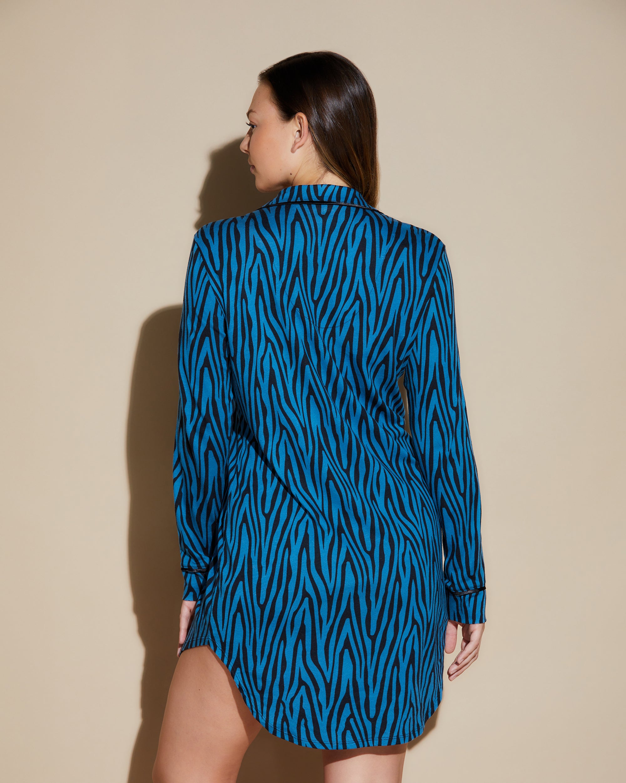 Gedruckt Set - Bella Printed Bedrucktes Nachthemd