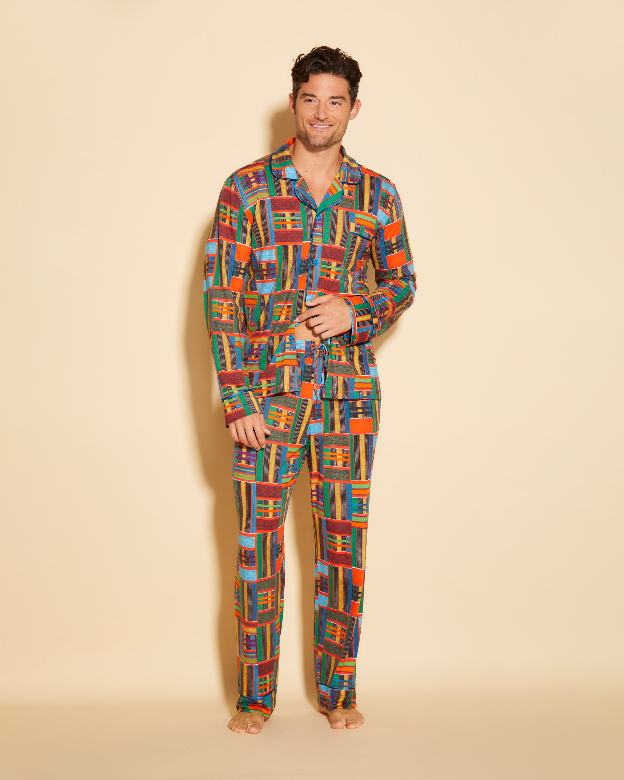 Print Men Sets - Bella Printed Pj Set