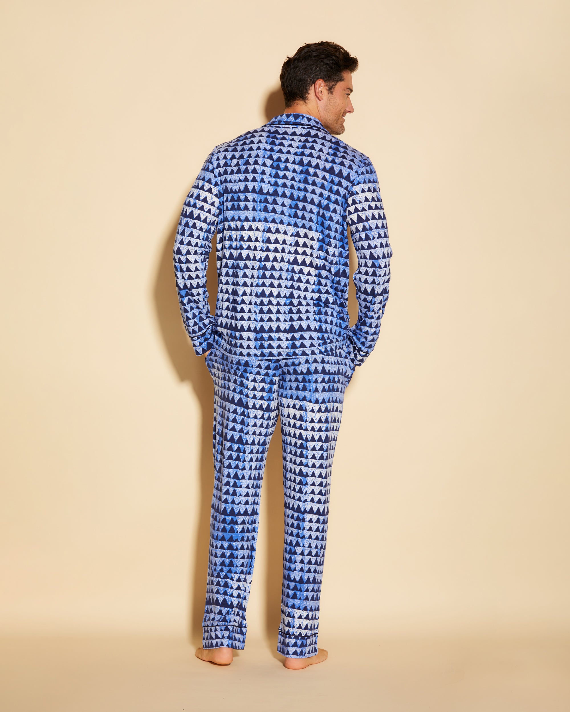 Estampado Conjuntos Para Hombres - Bella Printed Conjunto De Pijama
