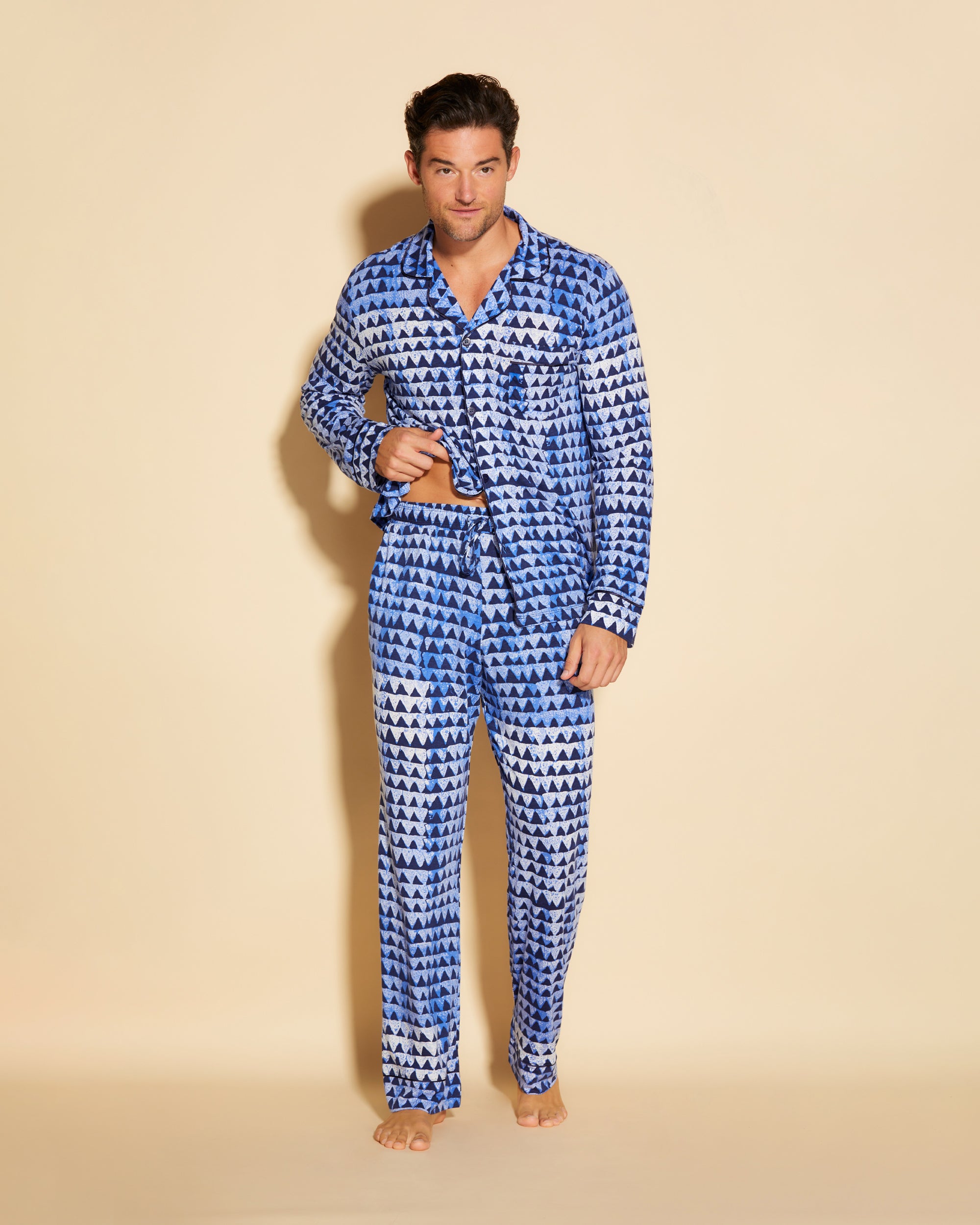 Estampado Conjuntos Para Hombres - Bella Printed Conjunto De Pijama
