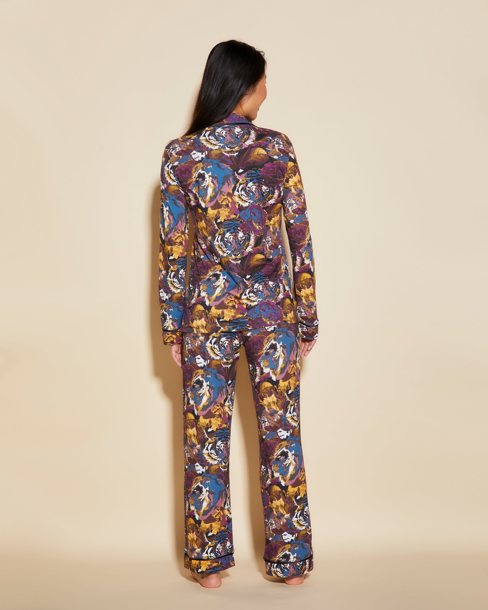 Imprimé Ensemble - Bella Printed Haut Manches Longues Et Pantalon De Pyjama