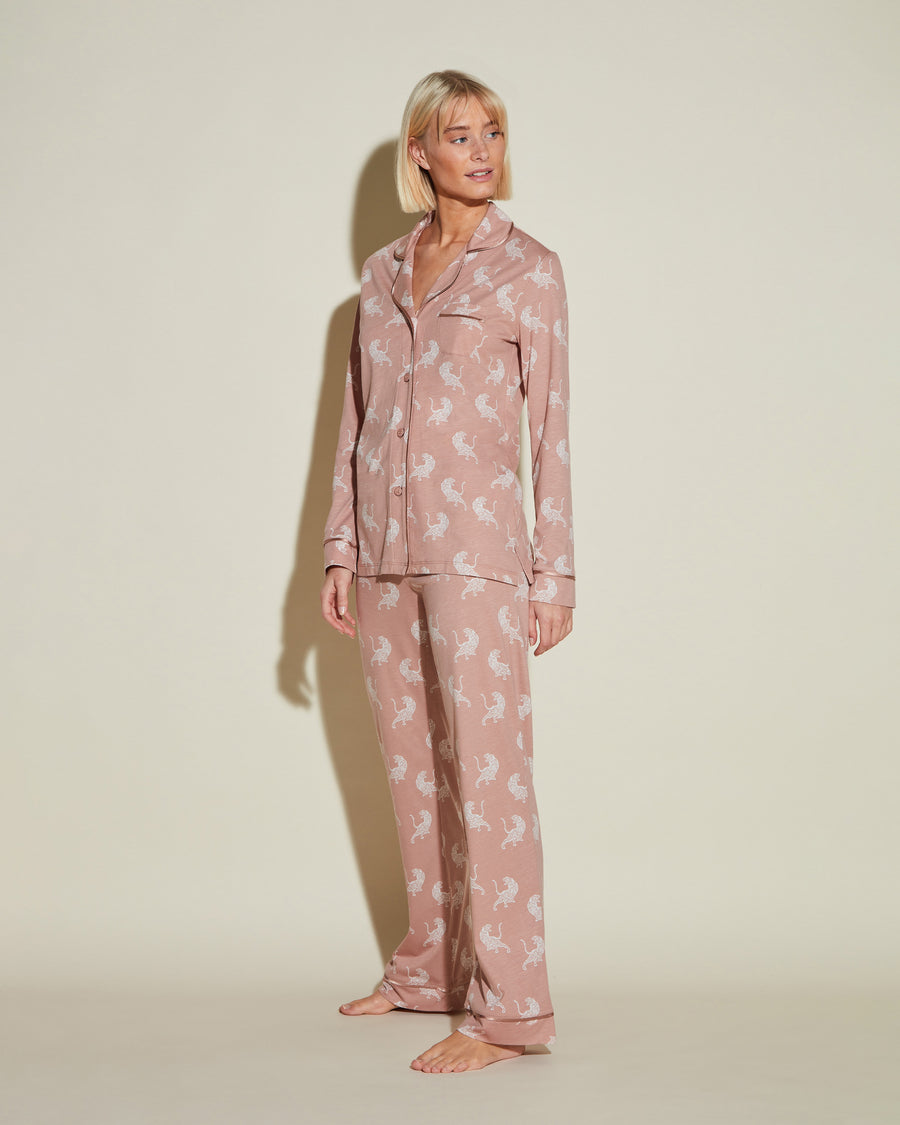Cosabella, Bella Long Sleeve Top & Pant Pajama Set