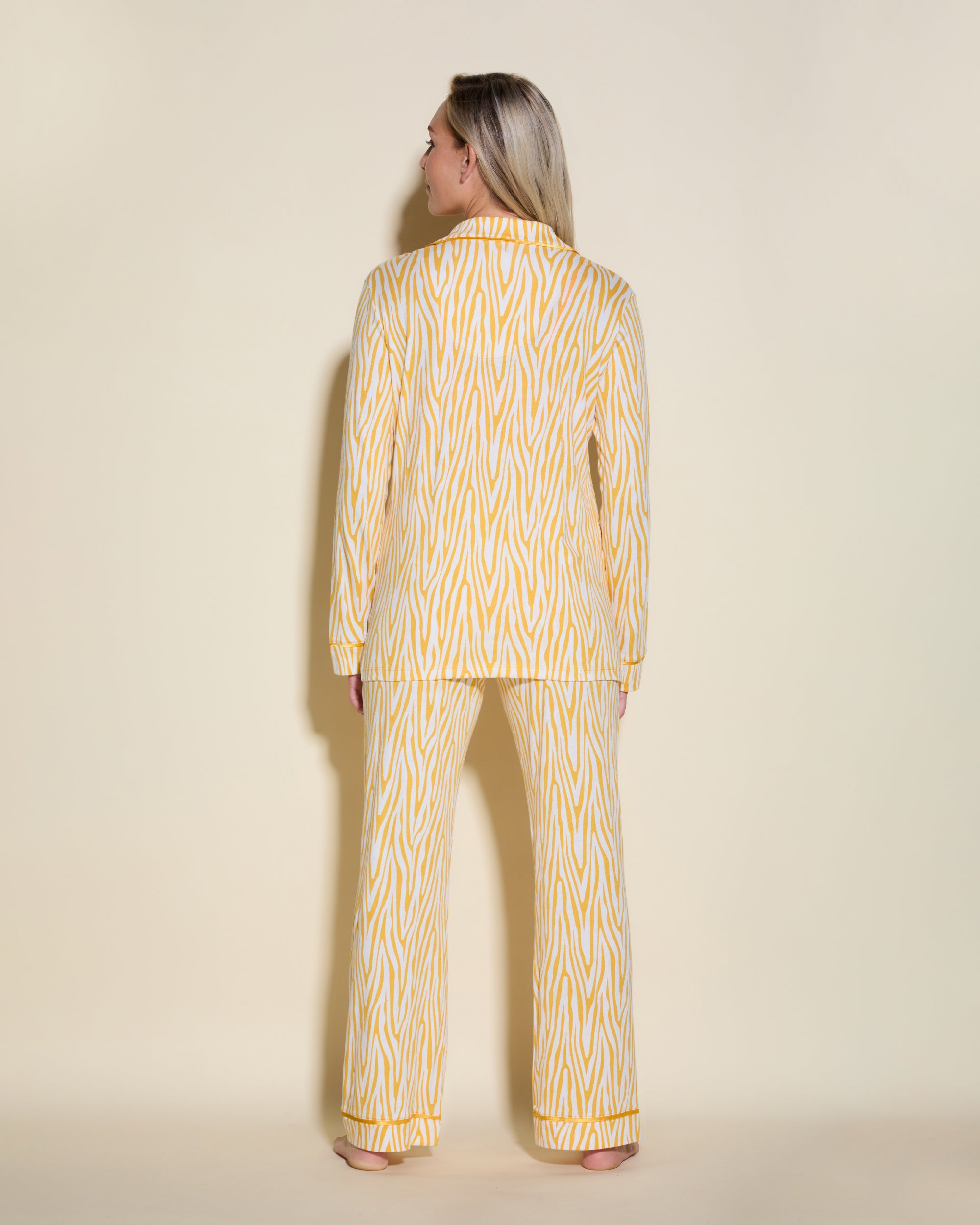 Estampado Conjuntos - Bella Printed Pijama De Camisa De Manga Larga Y Pantalones