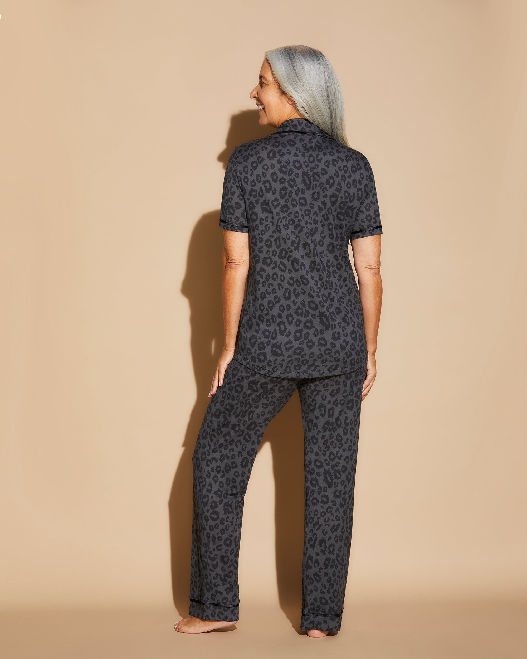 Multi Ensemble - Bella Printed Ensemble De Pyjama Haut Manches Courtes Et Boxer