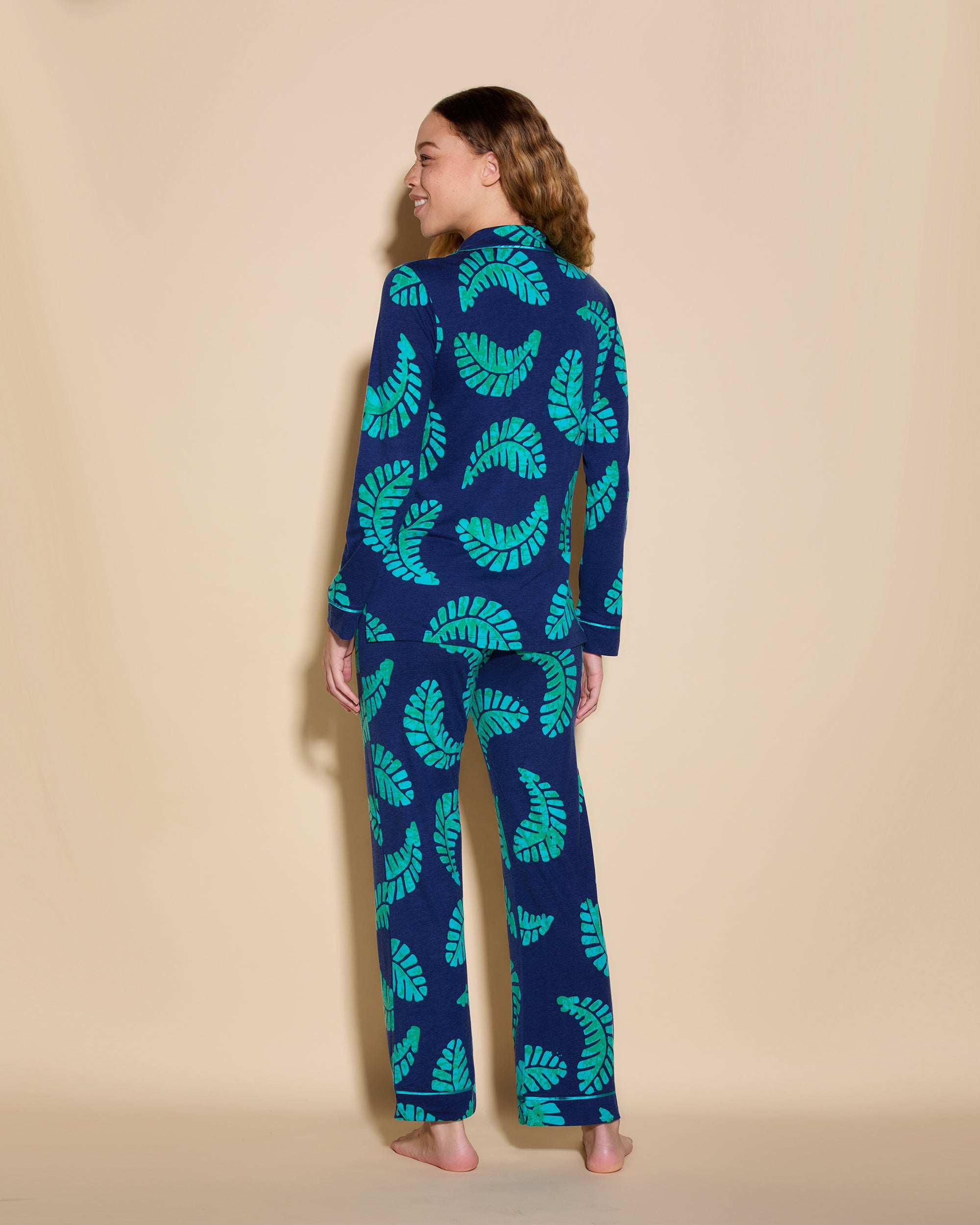 Print Set - Bella Printed 3 Pockets Ls Top & Pant Set