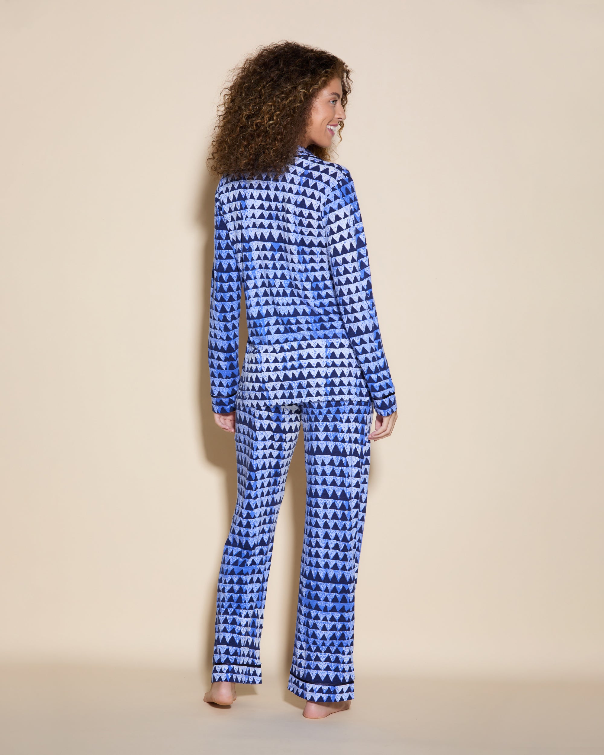 Print Set - Bella Printed 3 Pockets Ls Top & Pant Set