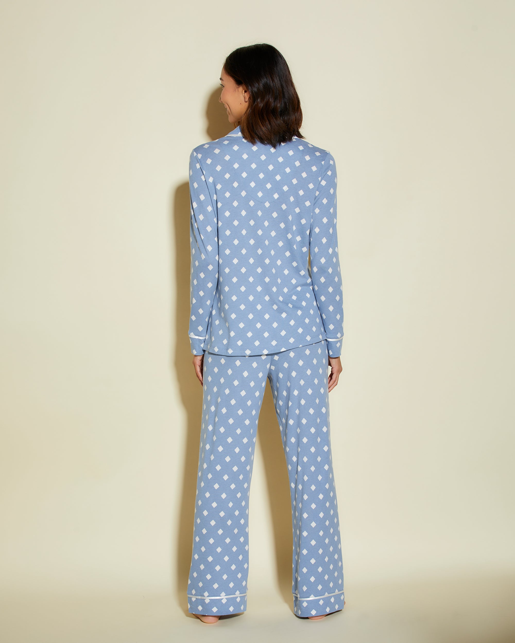 Estampado Conjuntos - Bella Printed Conjunto De Pijama Con Camiseta De Manga Larga Y Pantalones