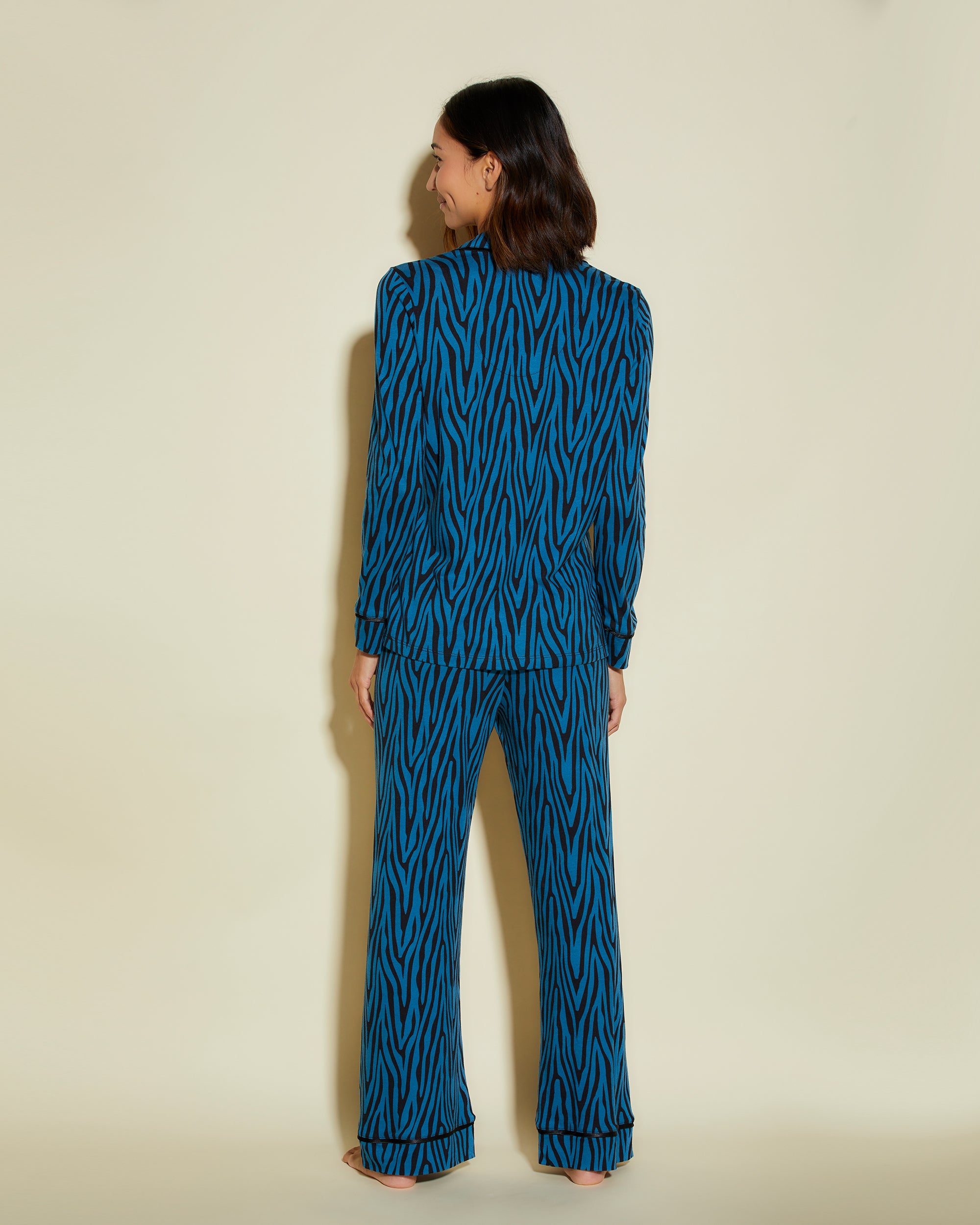 Gedruckt Set - Bella Printed Set, Bestehend Aus Einem Langärmeligen Oberteil Und Pyjama-Hose