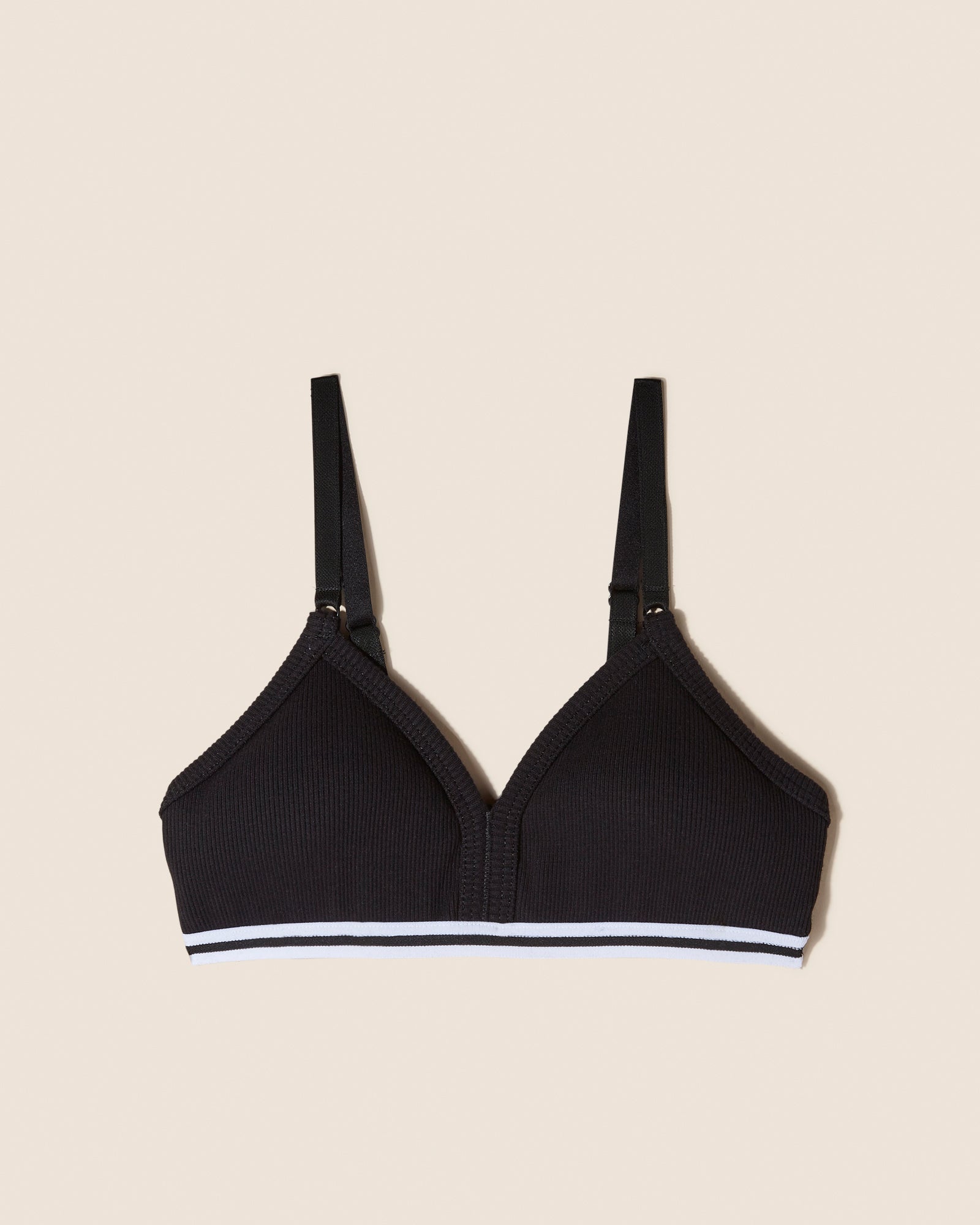 Nero Bralette - Ana Tween Bralette Ragazza Ana Con Scollatura A Cuore
