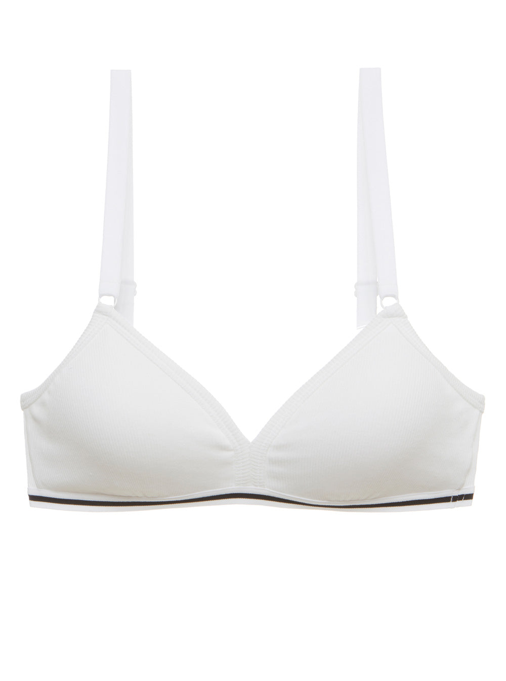 Blanca Bralette, Ana Bralette De Algodón