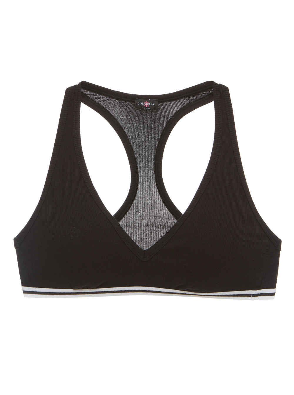 Negro Bralette, Ana Bralette Con Espalda De Nadador