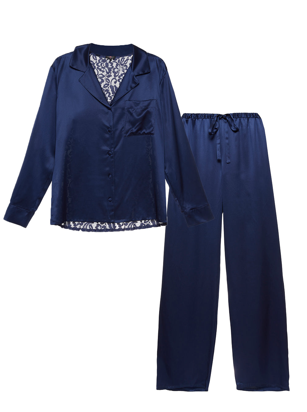 Blue Set - Anja Longsleeve Top & Pant Pj Set