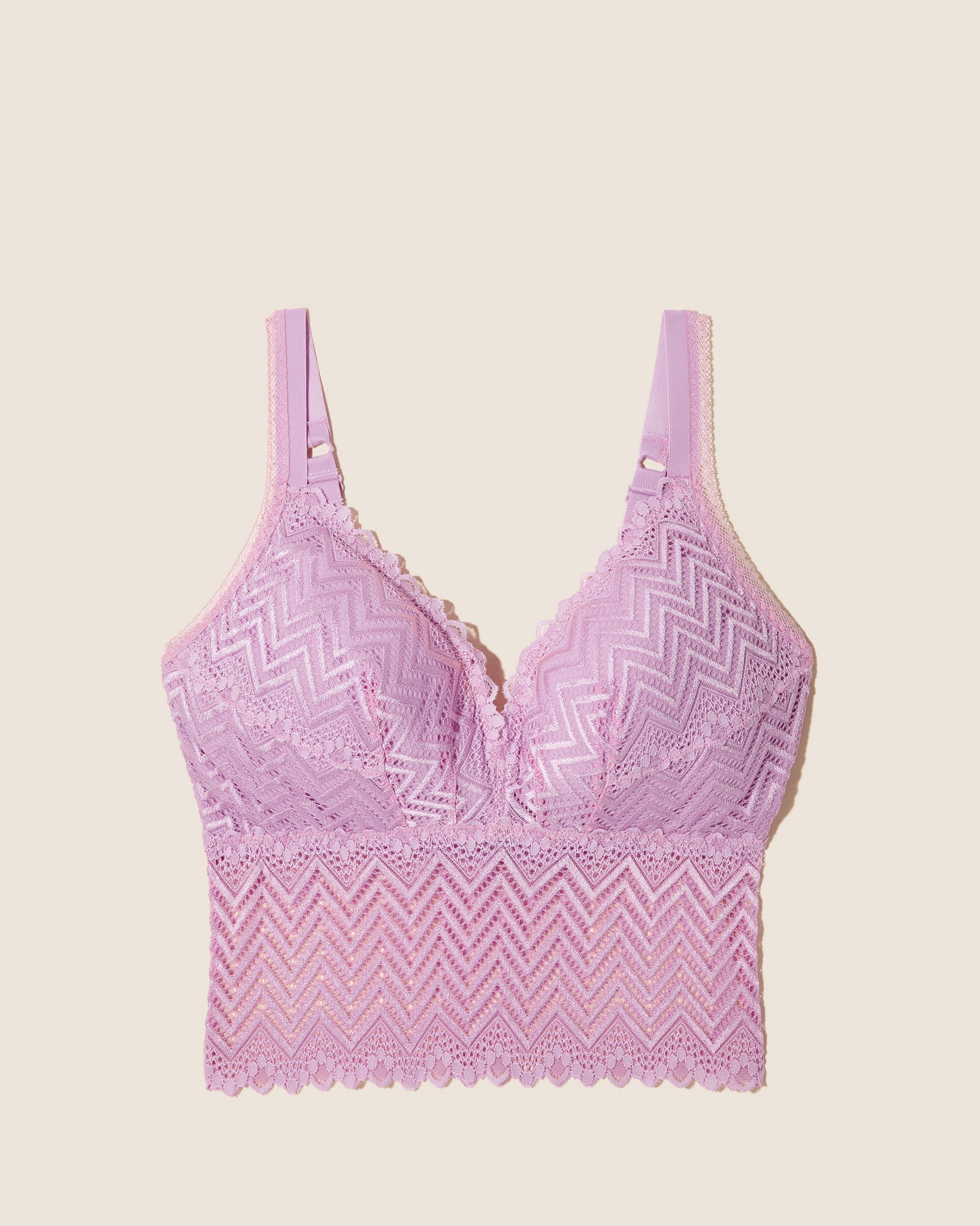 Púrpura Corsés - Ashanti Crop Top Curvy