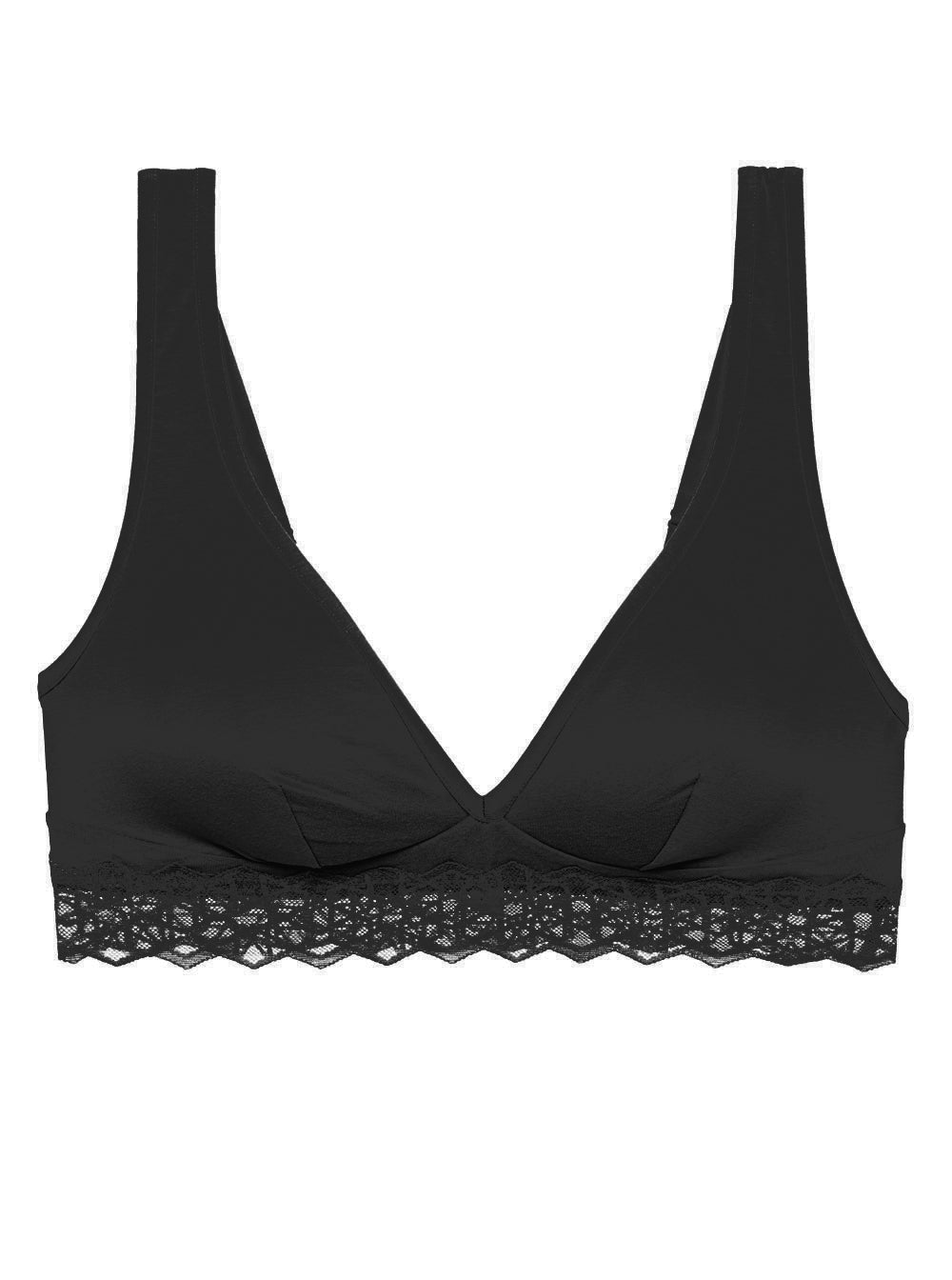 Gris Bralette, Avi Bralette Con Copas Triangulares