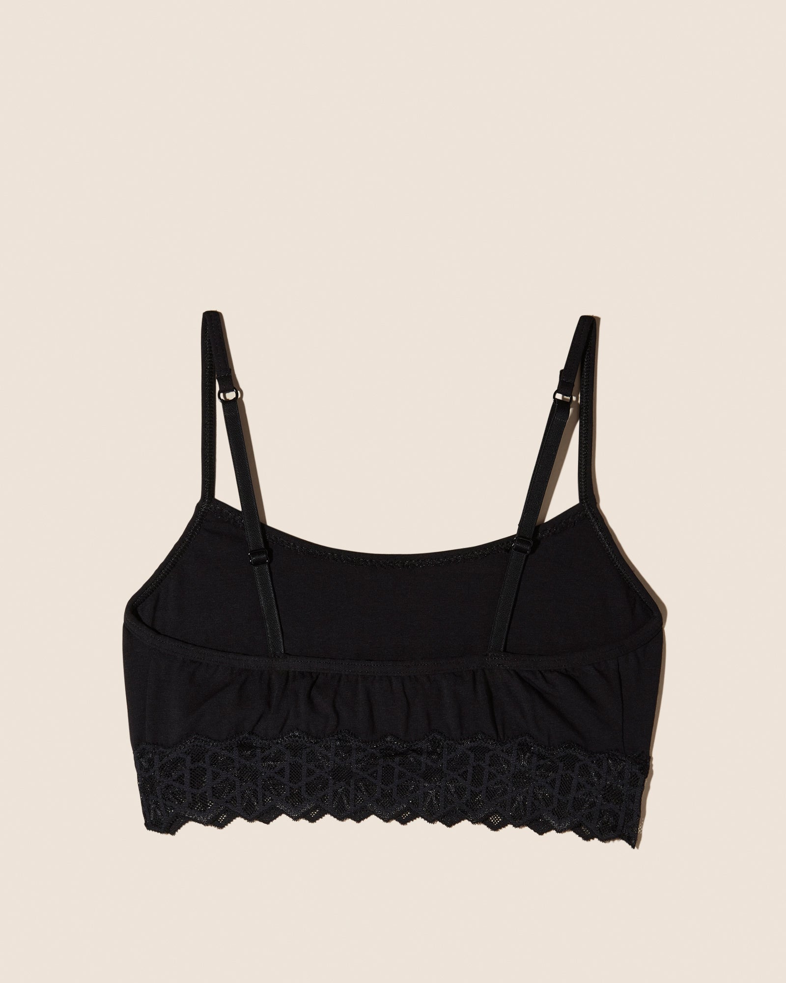 Gray Bralette - Avi Tween Avi Cotton Scoop Neck Tween Bralette