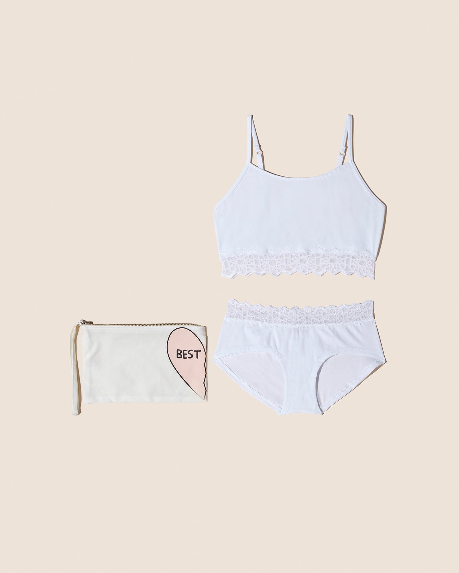 Blanca Conjuntos - Avi Tween Bralette Bestie Para Preadolescentes