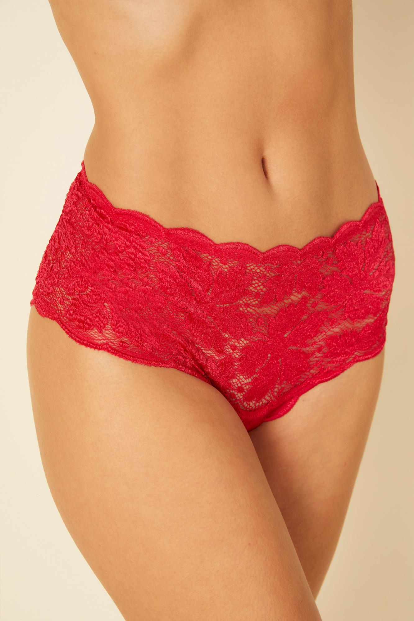 Red Hot Pant - Ballet Lace Boyshort
