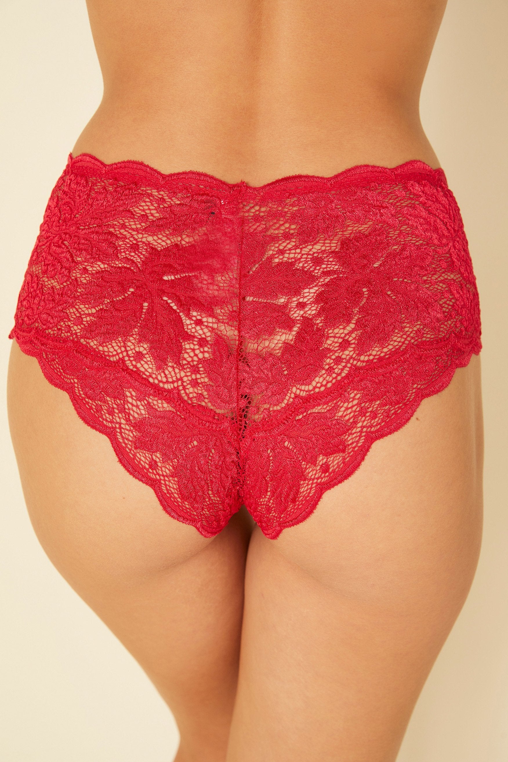 Rouge Shorty - Ballet Shorty En Dentelle