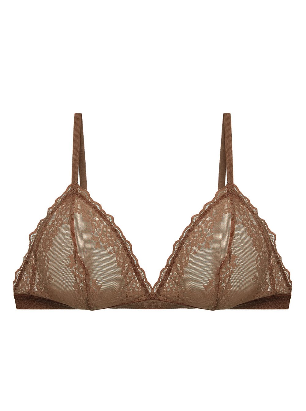 Brown Bralette, Brianna Triangle Bralette